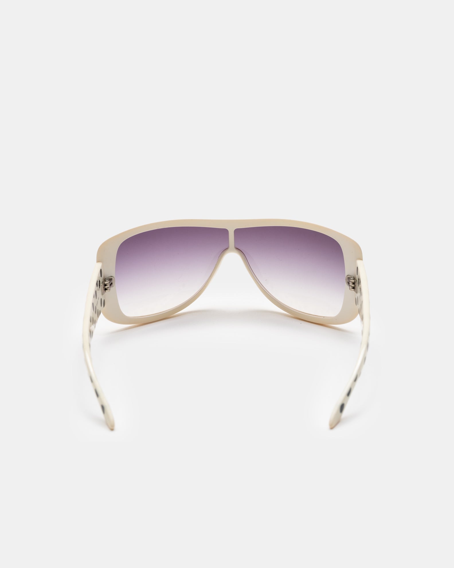 Miu Miu Wrap-Around Polka Dot 12GS Sunglasses - C. 2000's