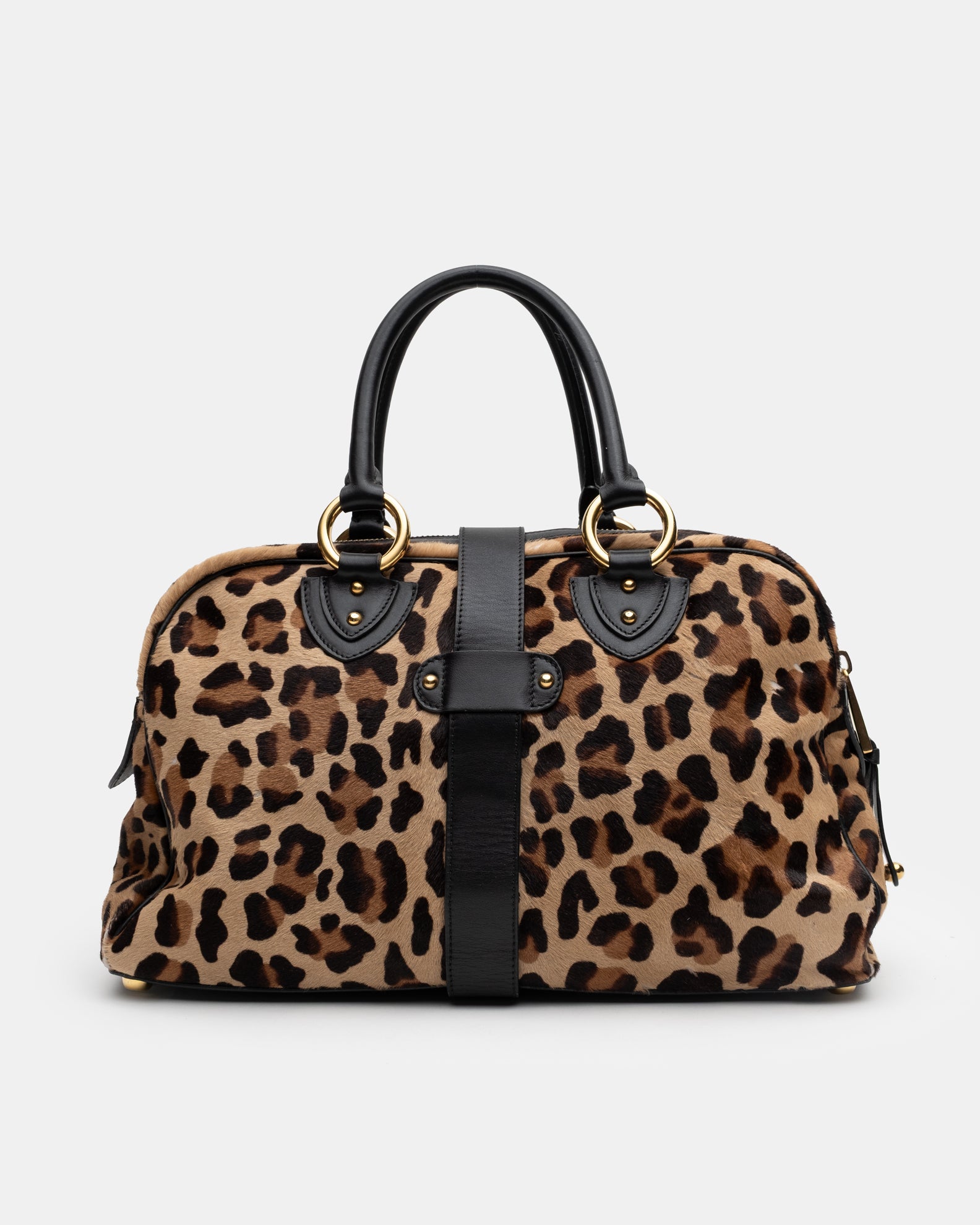Marc Jacobs Blake Leopard Pony-hair Leather Shoulder Bag  - A/W 2005
