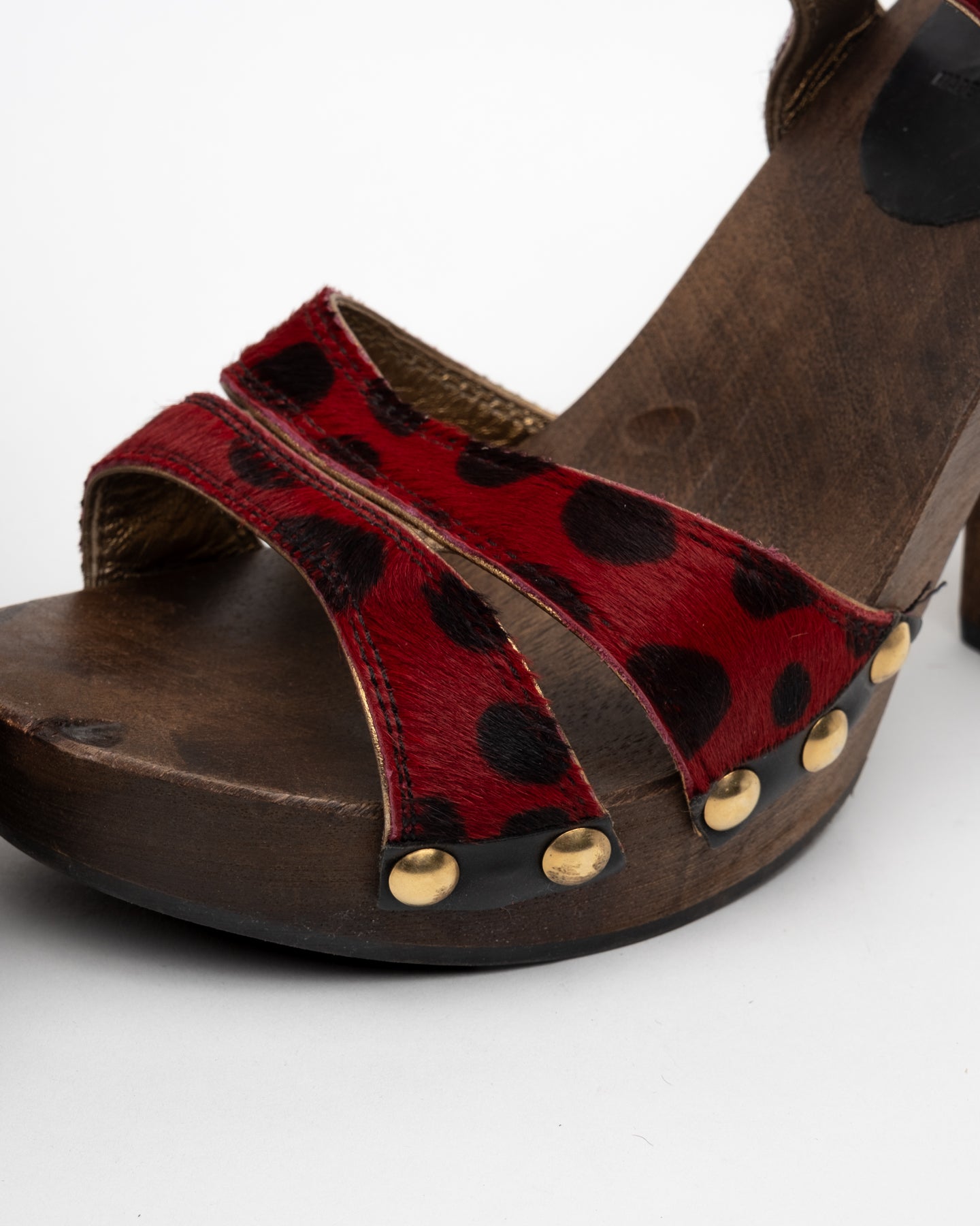 Miu Miu Pony-hair Clog Heels - 37.5 - C. 2000s