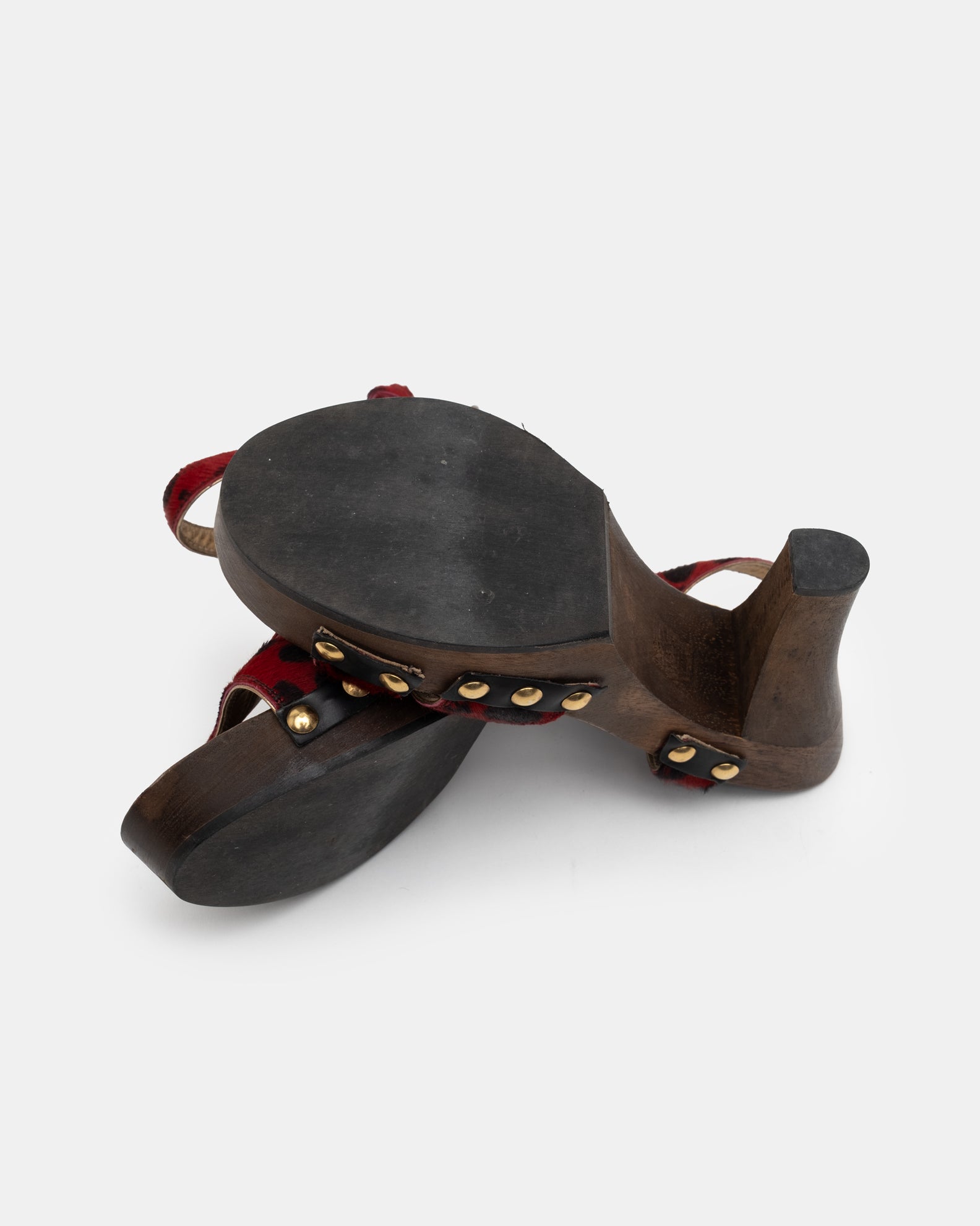 Miu Miu Pony-hair Clog Heels - 37.5 - C. 2000s
