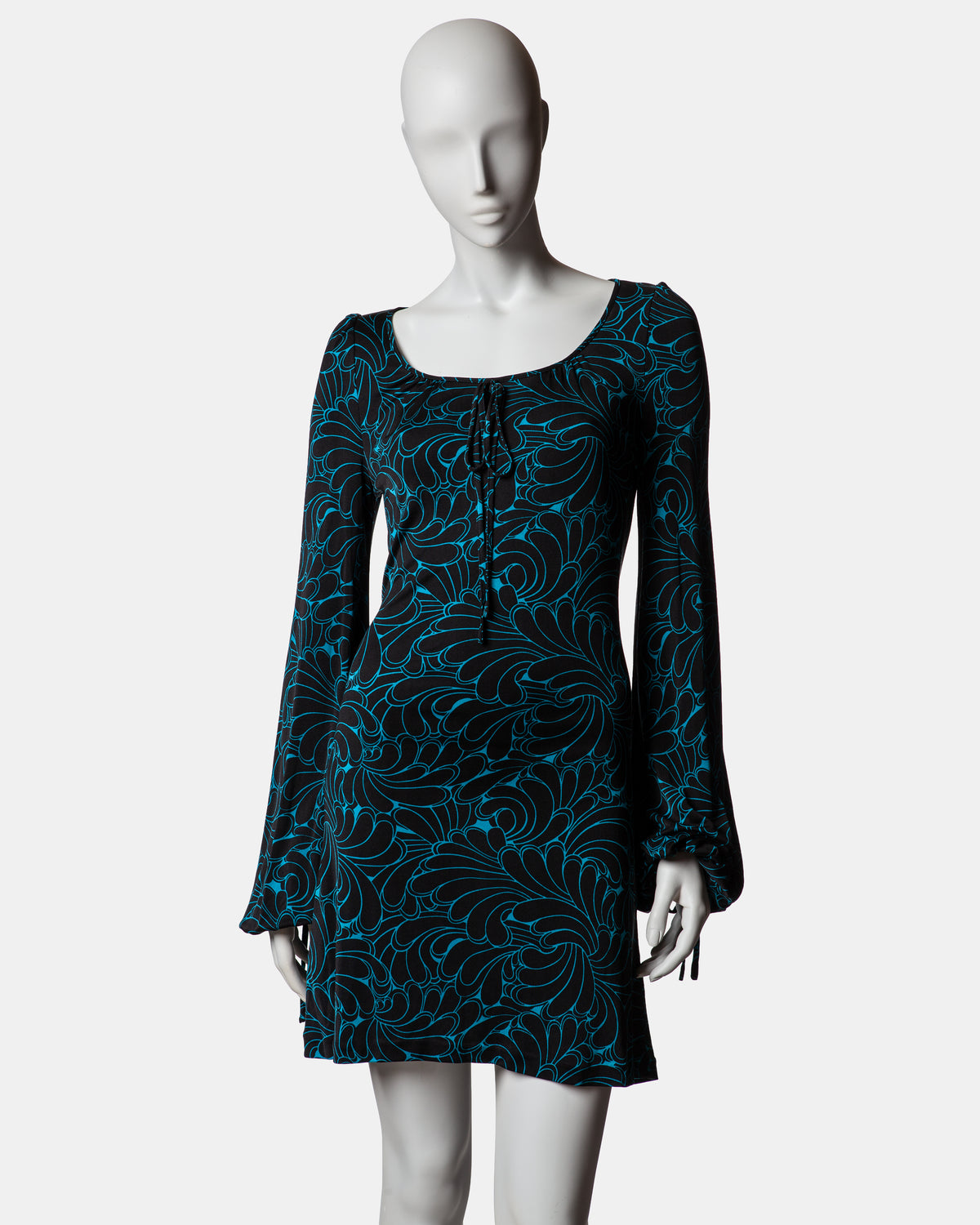 Biba by Bella Freud - Church Street Shell Silk Jersey Dress - S/S 2007 - IT 38