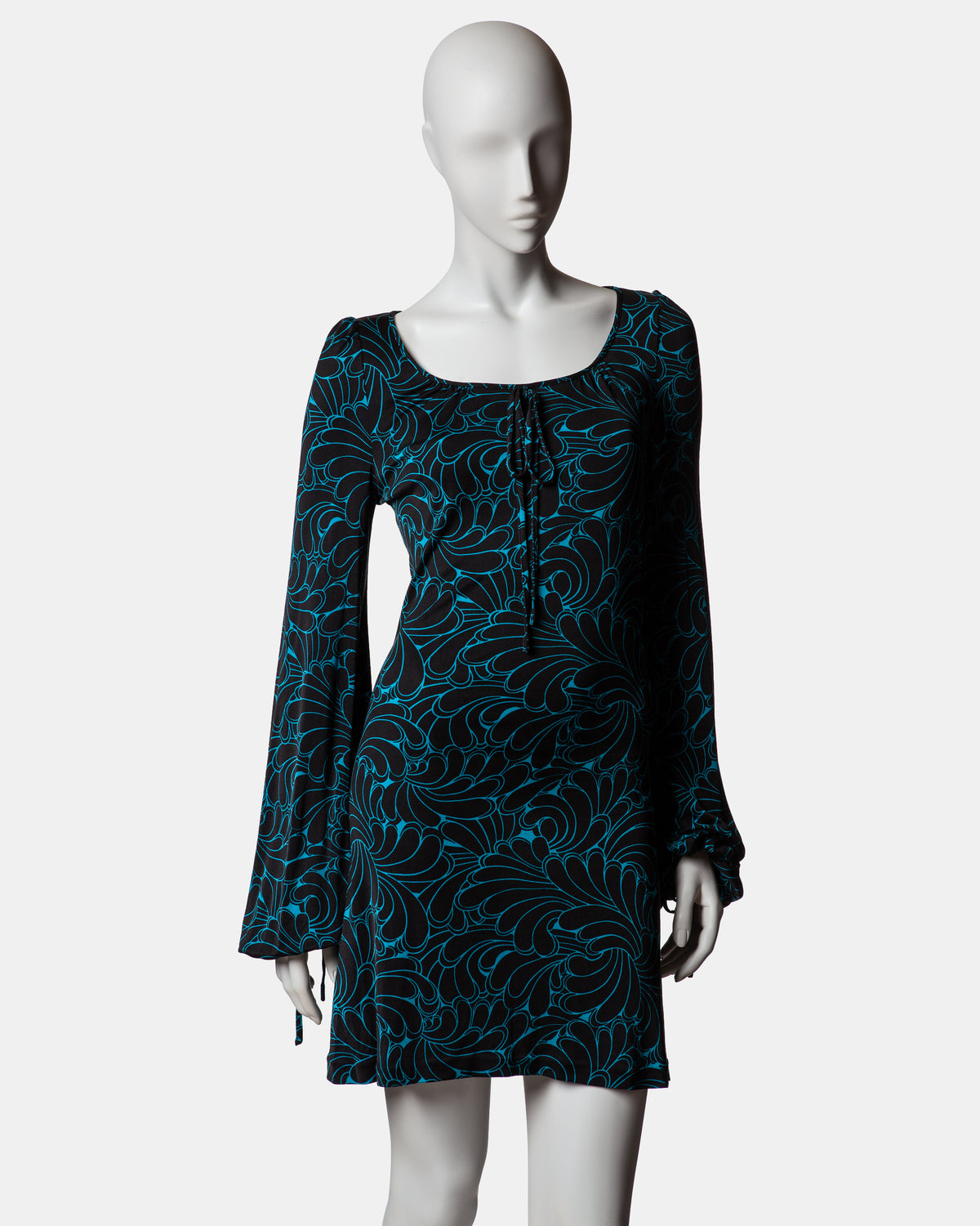 Biba by Bella Freud - Church Street Shell Silk Jersey Dress - S/S 2007 - IT 38