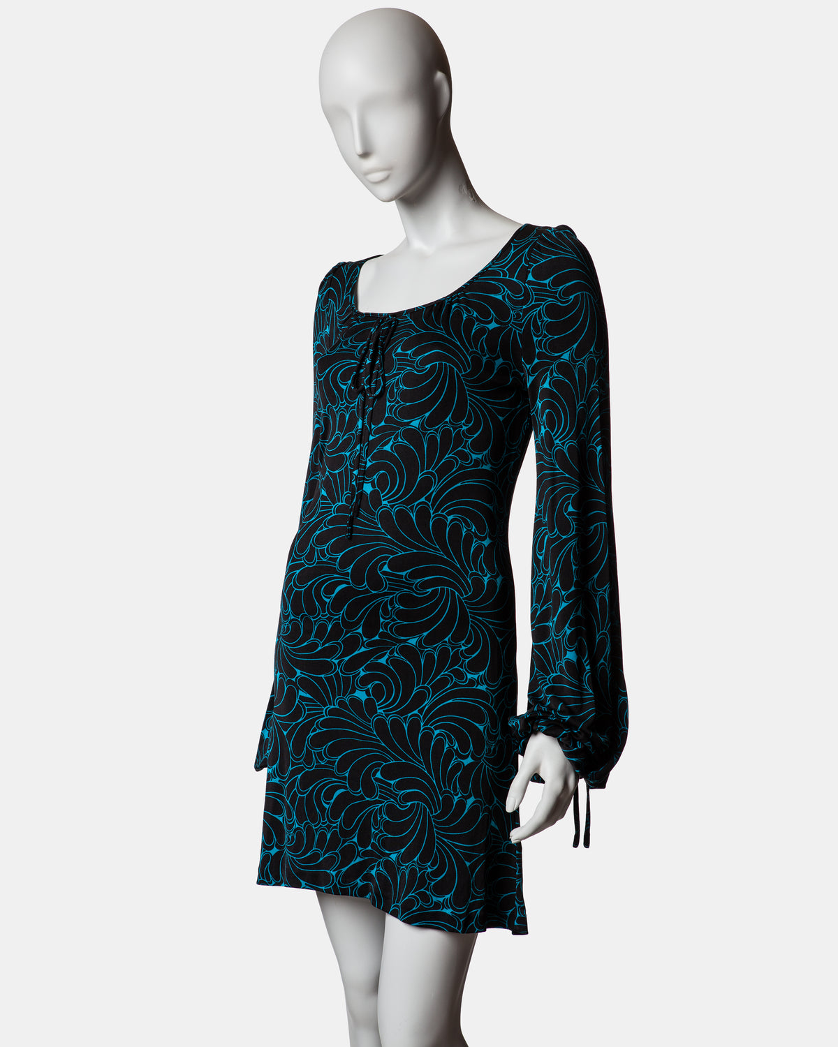 Biba by Bella Freud - Church Street Shell Silk Jersey Dress - S/S 2007 - IT 38