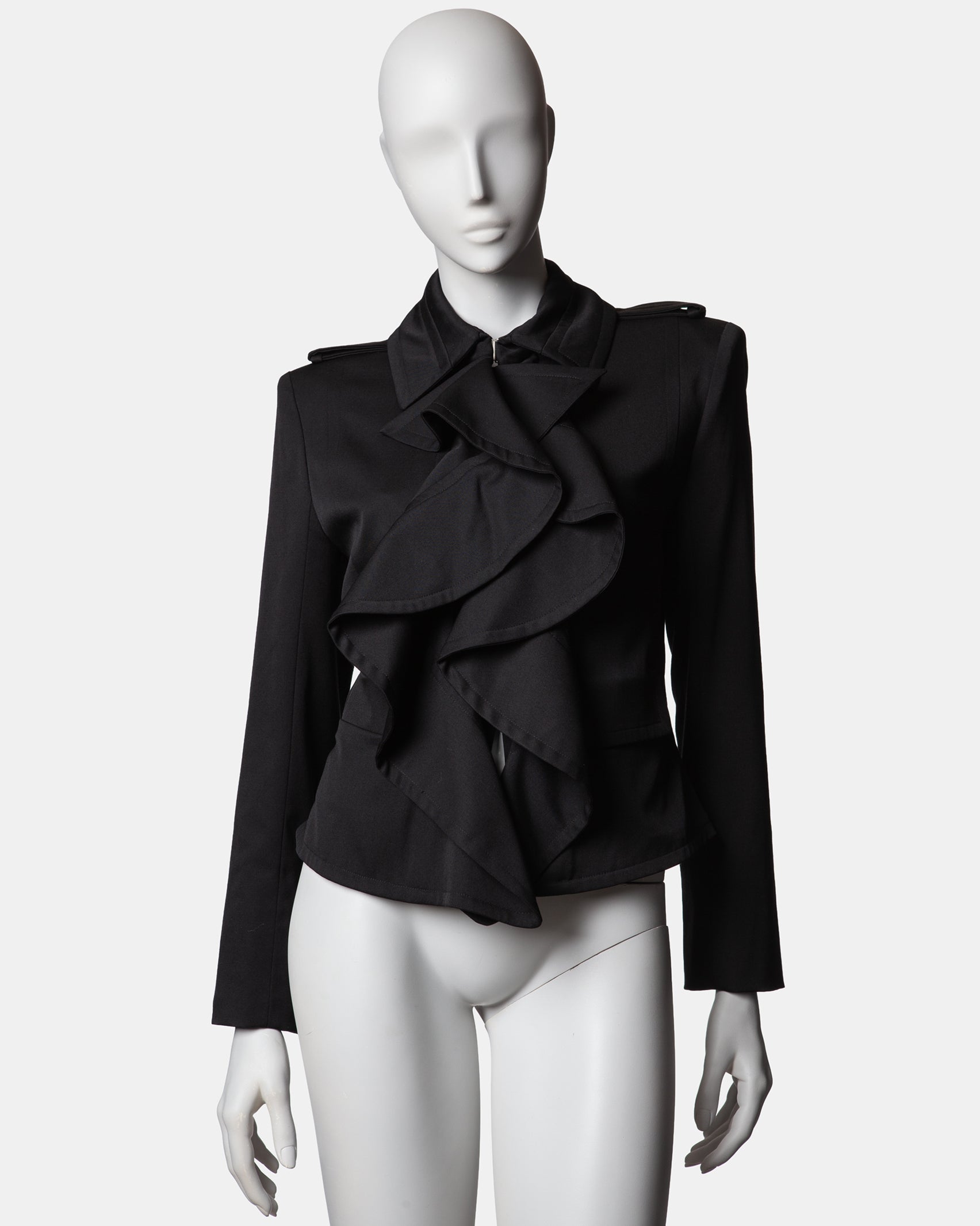Yves Saint Laurent Rive Gauche Wool Officers Jacket  - A/W 2003 - FR 40