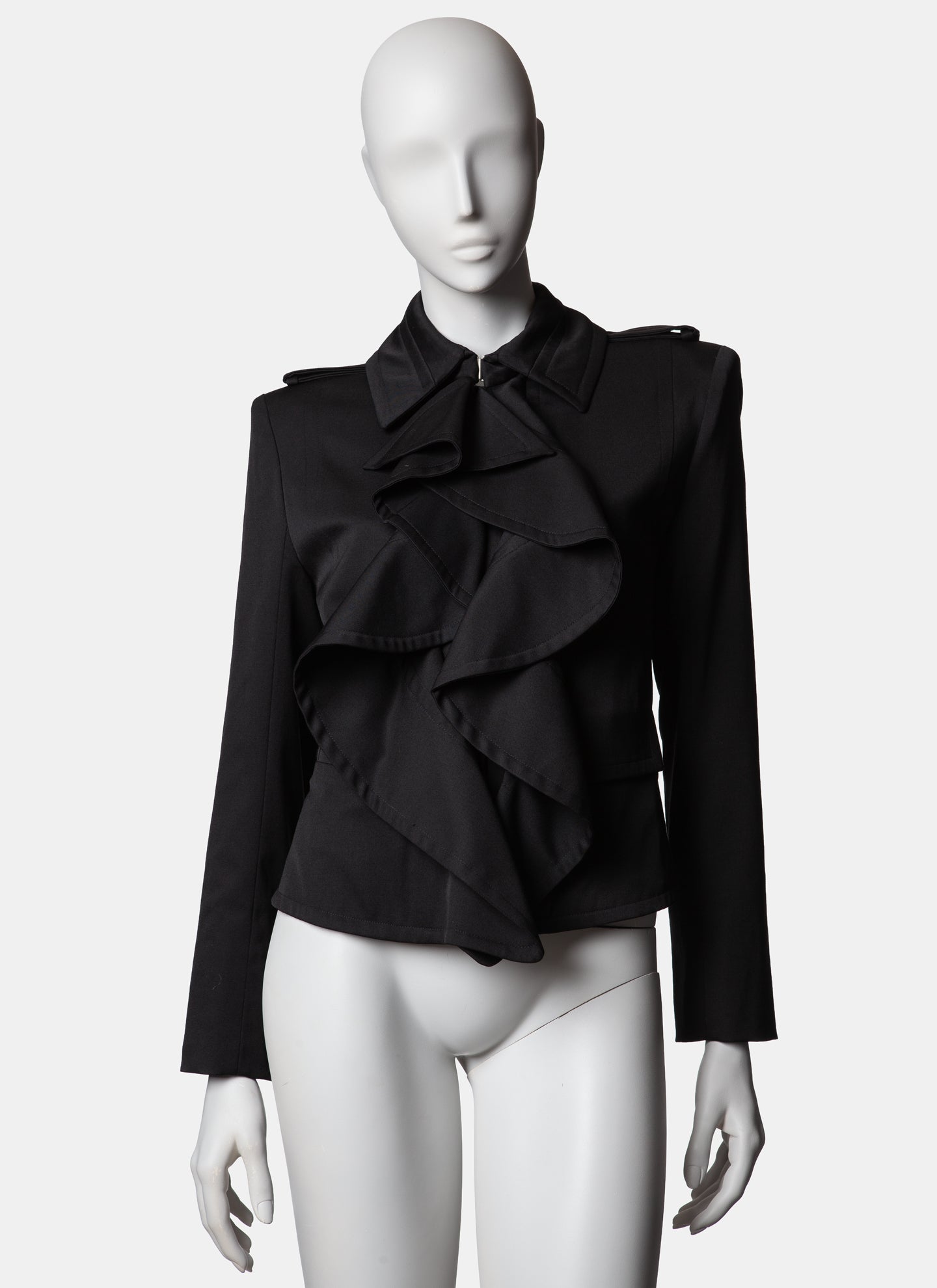 Yves Saint Laurent Rive Gauche Wool Officers Jacket  - A/W 2003 - FR 40