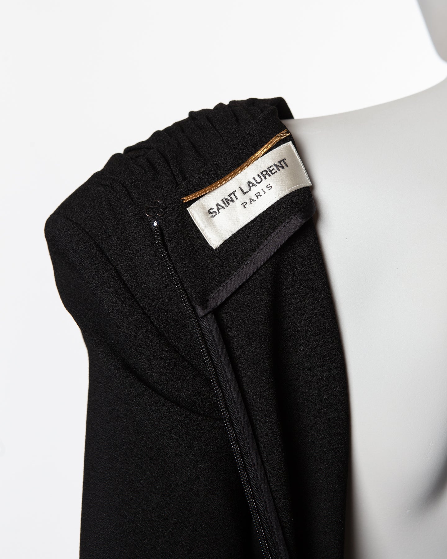 Saint Laurent Vaccarello Crepe Playsuit - S/S 2018 - FR 34