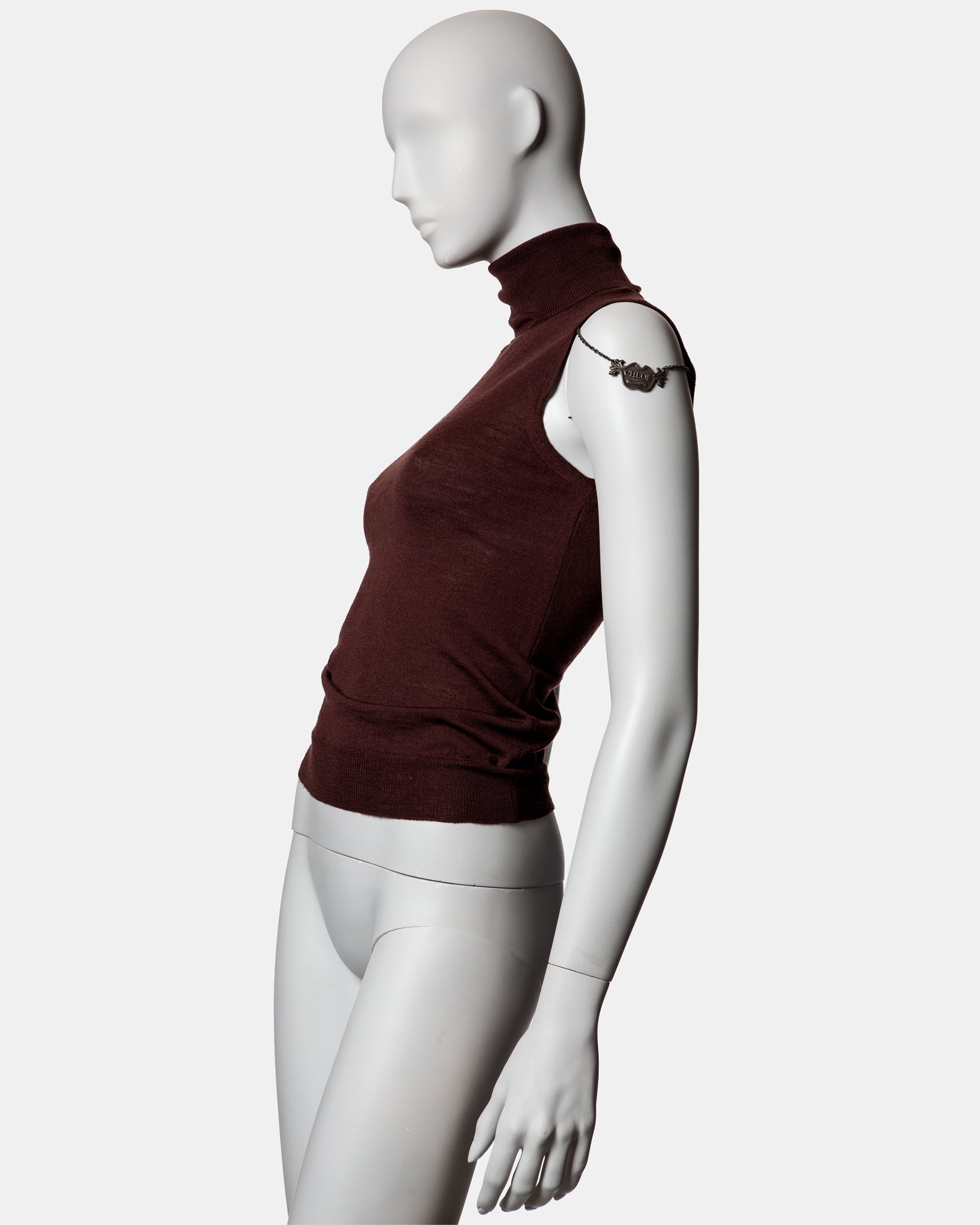 Chloé 'Decanter' Roll-Neck Vest - A/W 2001 - S