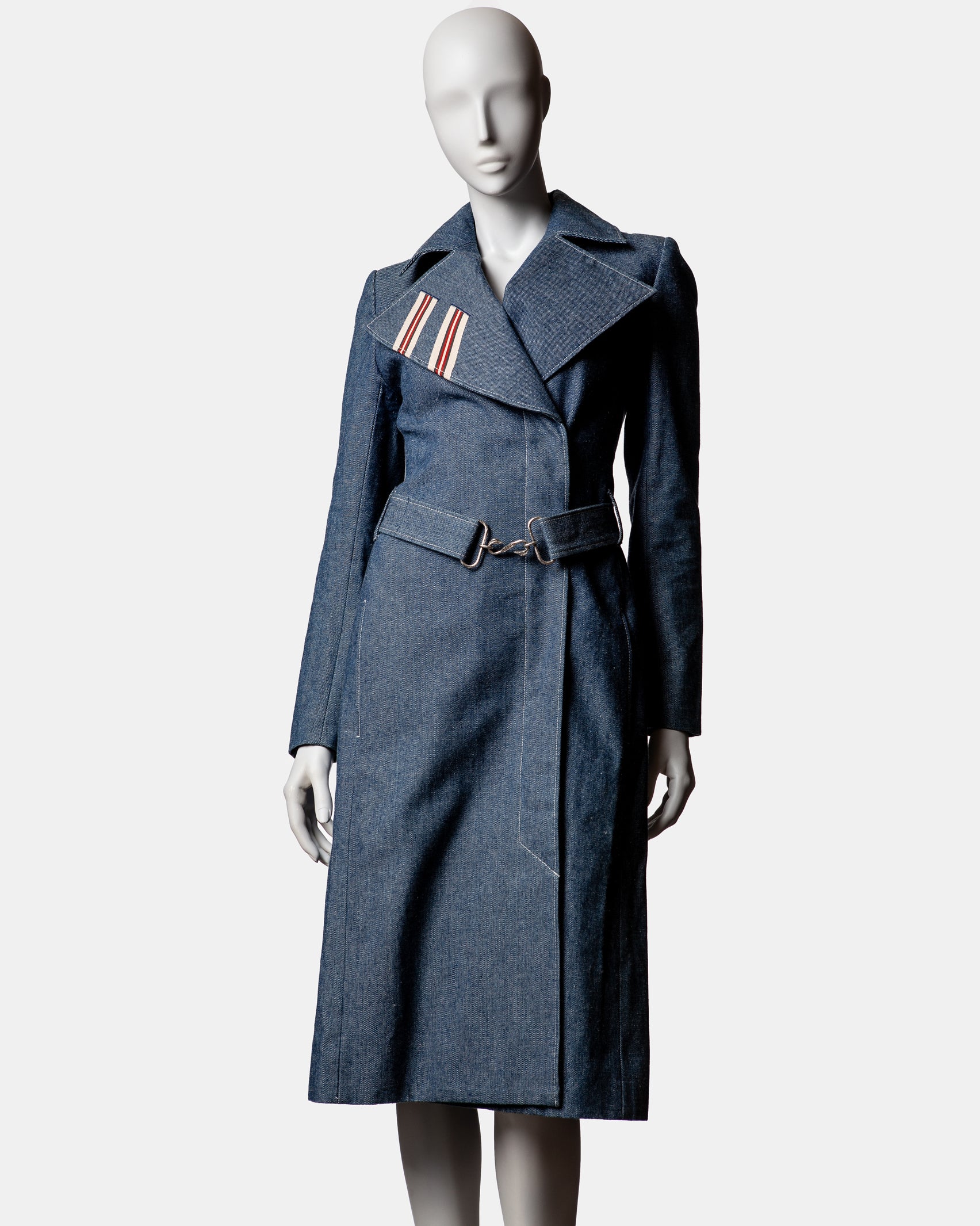 Chloé, Denim Coat - A/W 2000 - FR 36