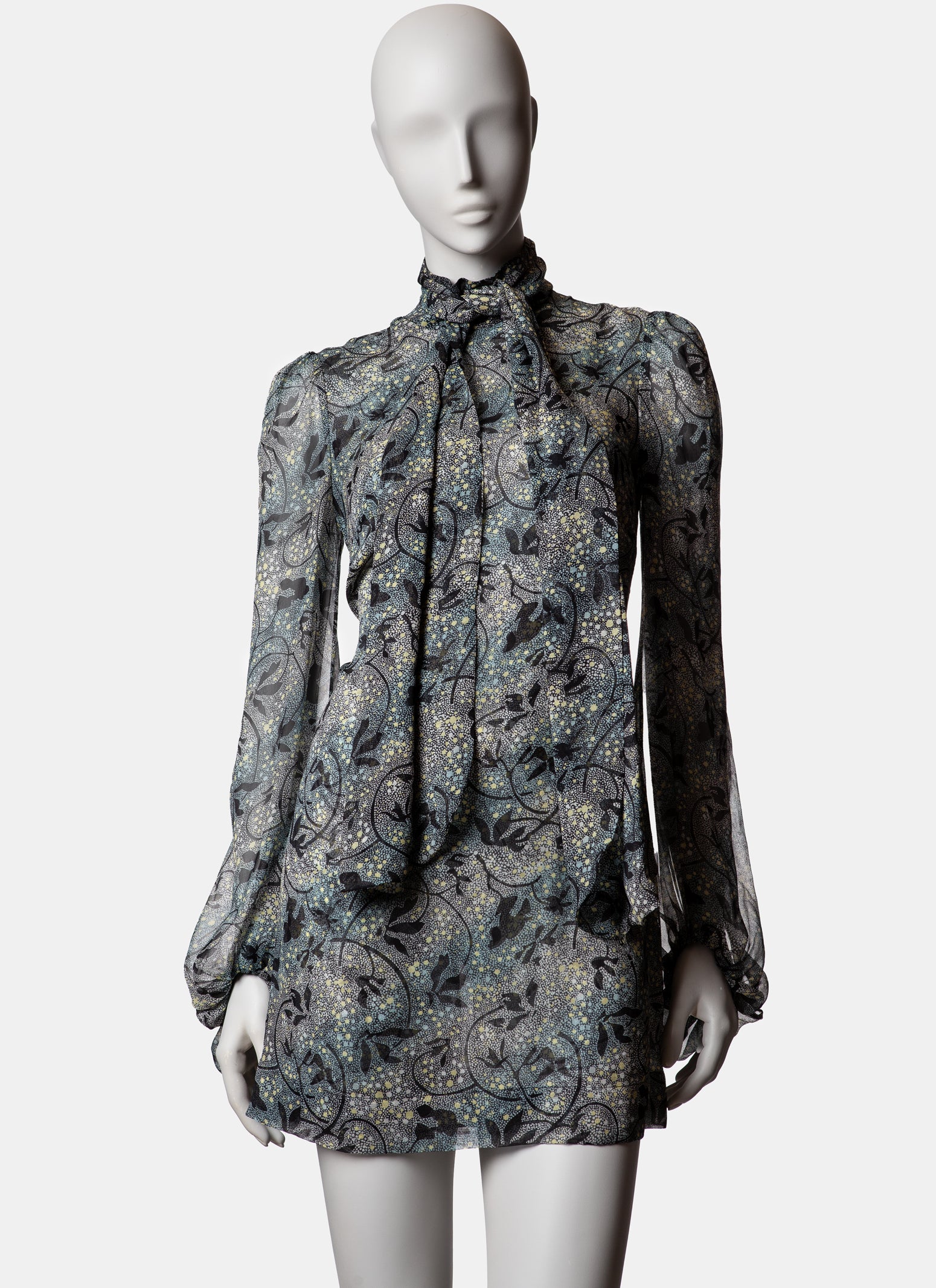 Biba by Bella Freud Silk Mini Dress - A/W 2007