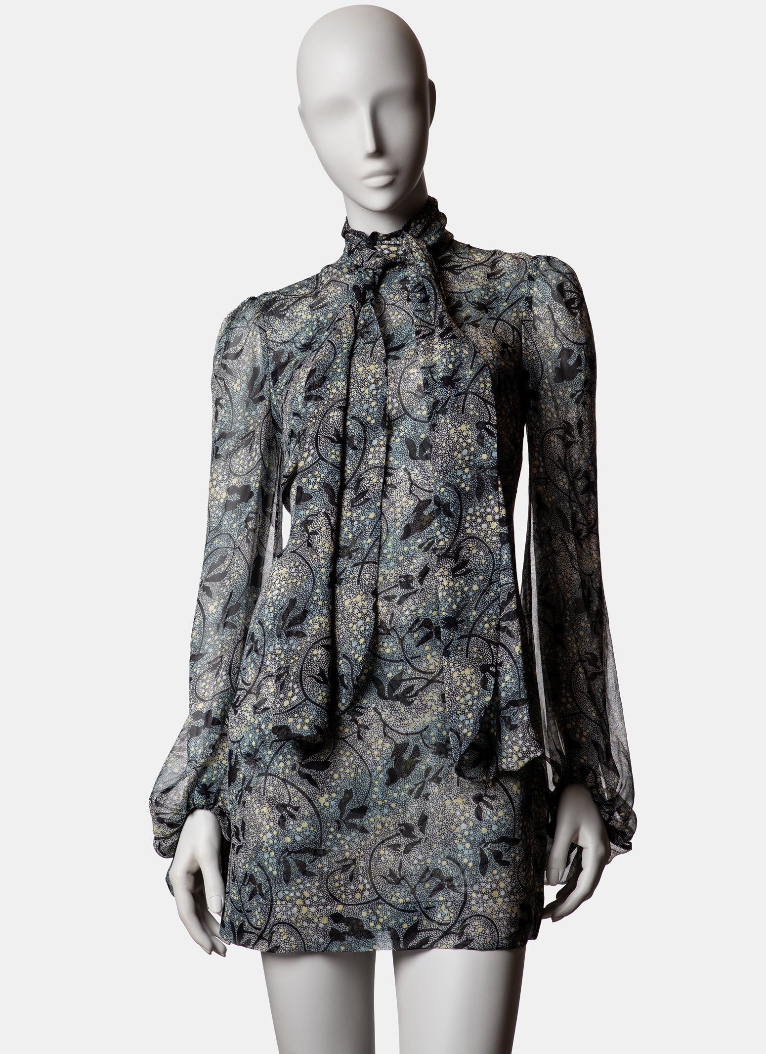 Biba by Bella Freud Silk Mini Dress - A/W 2007