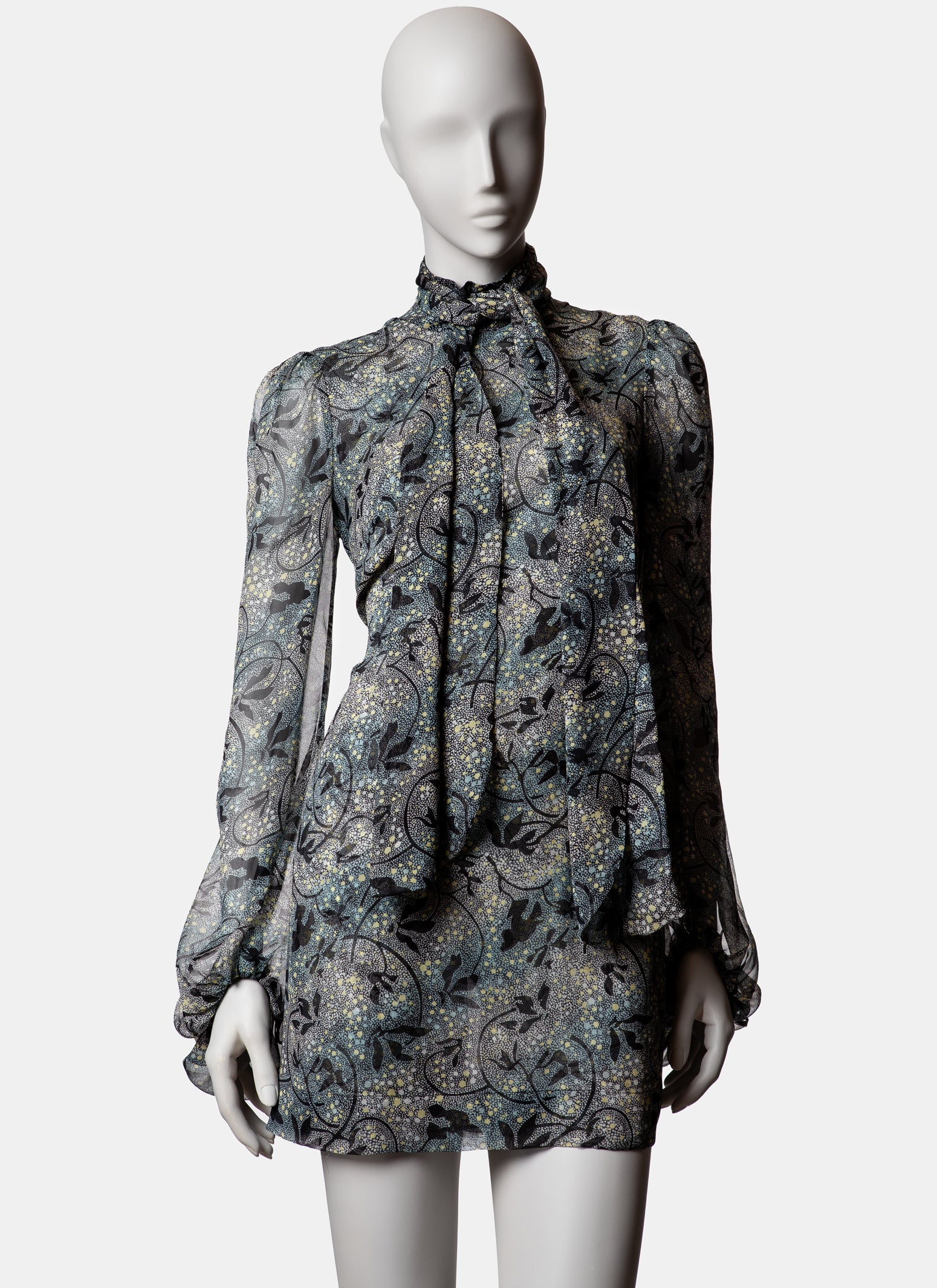 Biba by Bella Freud Silk Mini Dress - A/W 2007