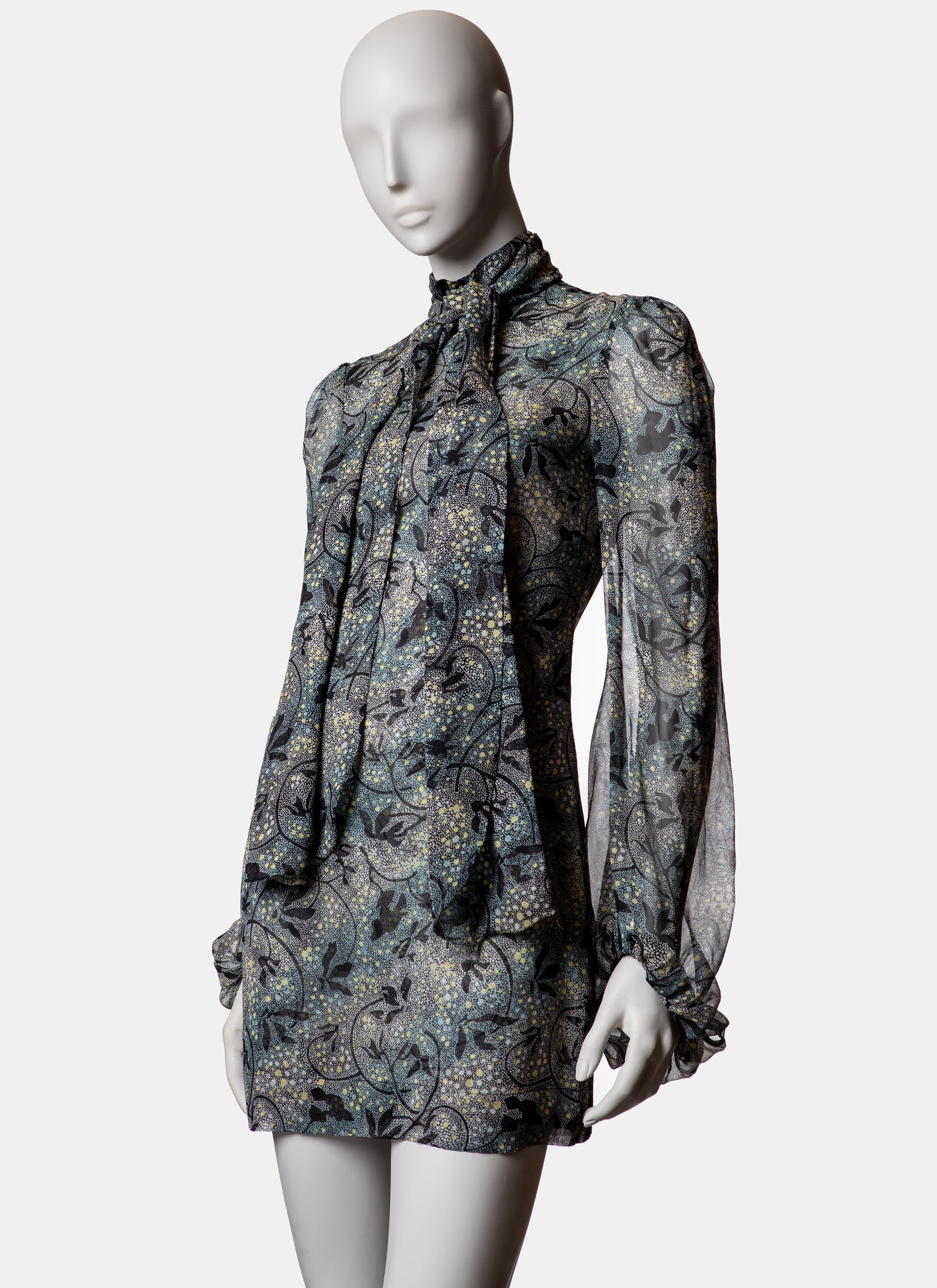 Biba by Bella Freud Silk Mini Dress - A/W 2007