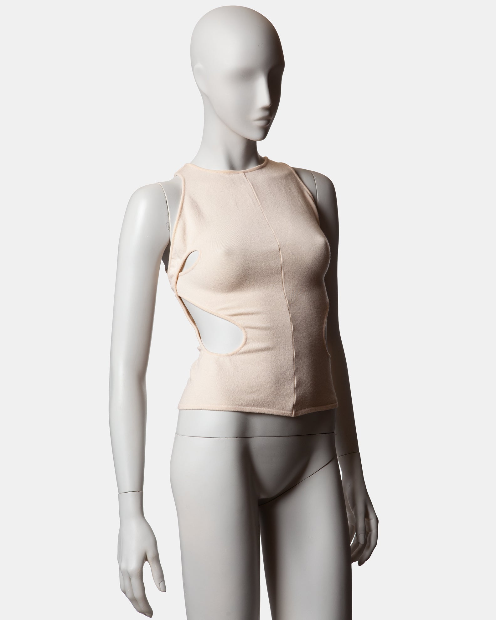 Alexander McQueen Wool Knit Tank Top - C.2000s - XS