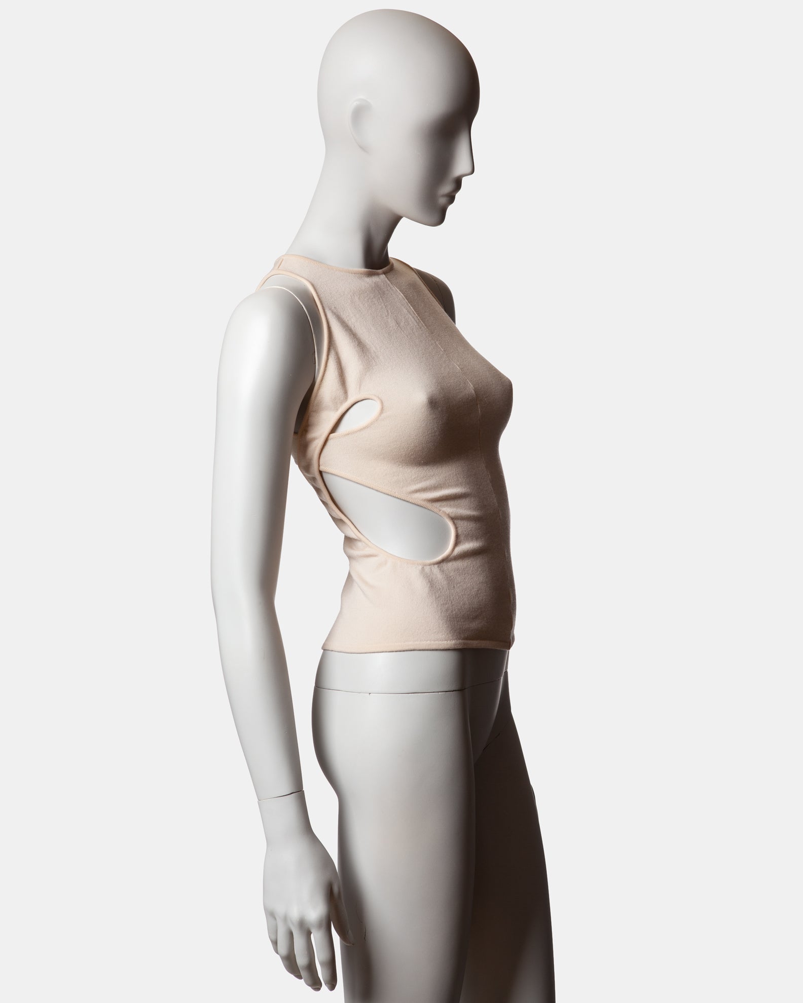 Alexander McQueen Wool Knit Tank Top - C.2000s - XS