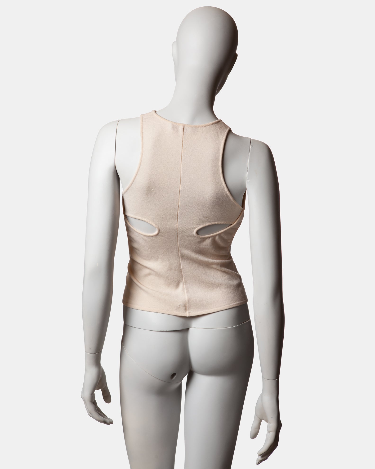 Alexander McQueen Wool Knit Tank Top - C.2000s - XS