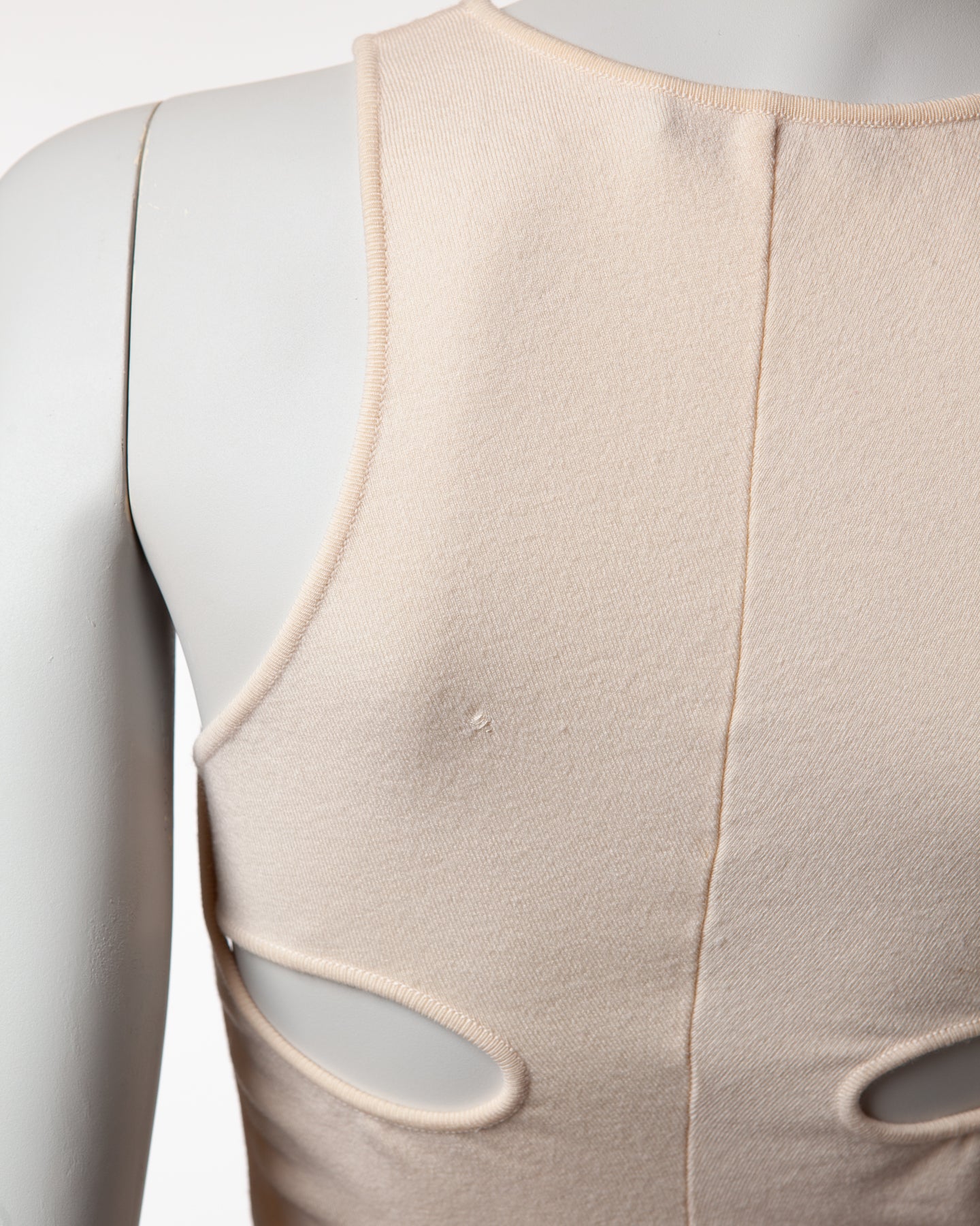 Alexander McQueen Wool Knit Tank Top - C.2000s - XS