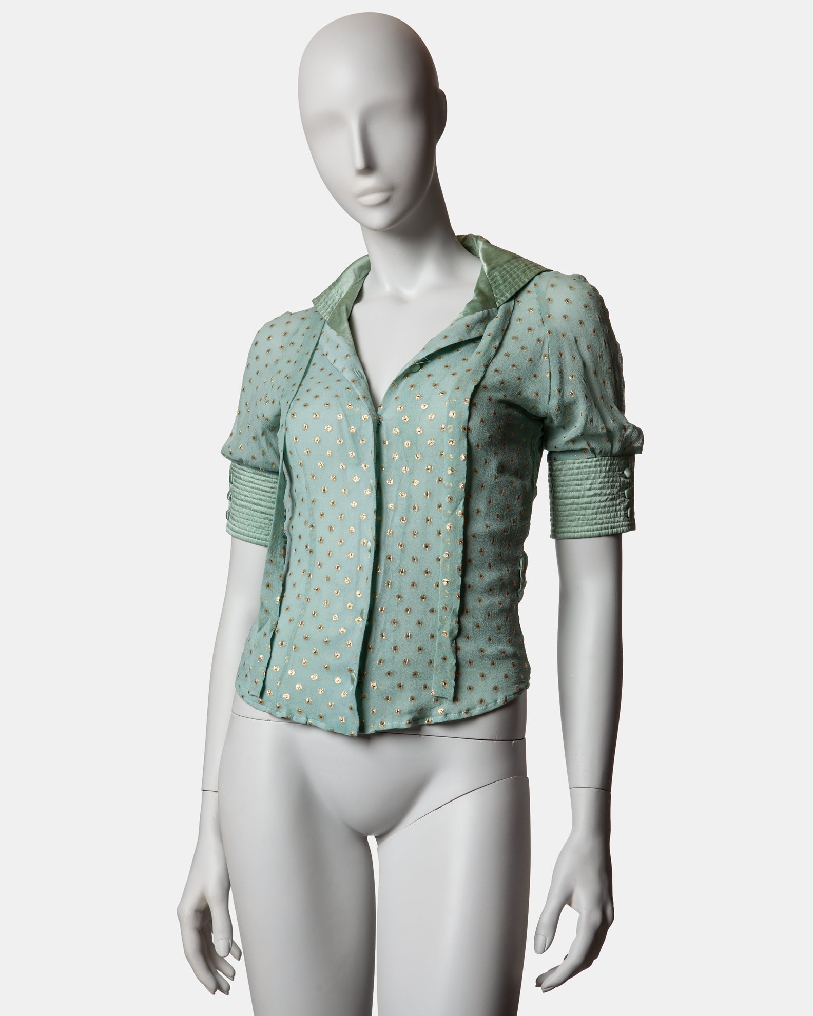 FrostFrench Silk Polka dot Blouse - S/S 2006 - UK 10