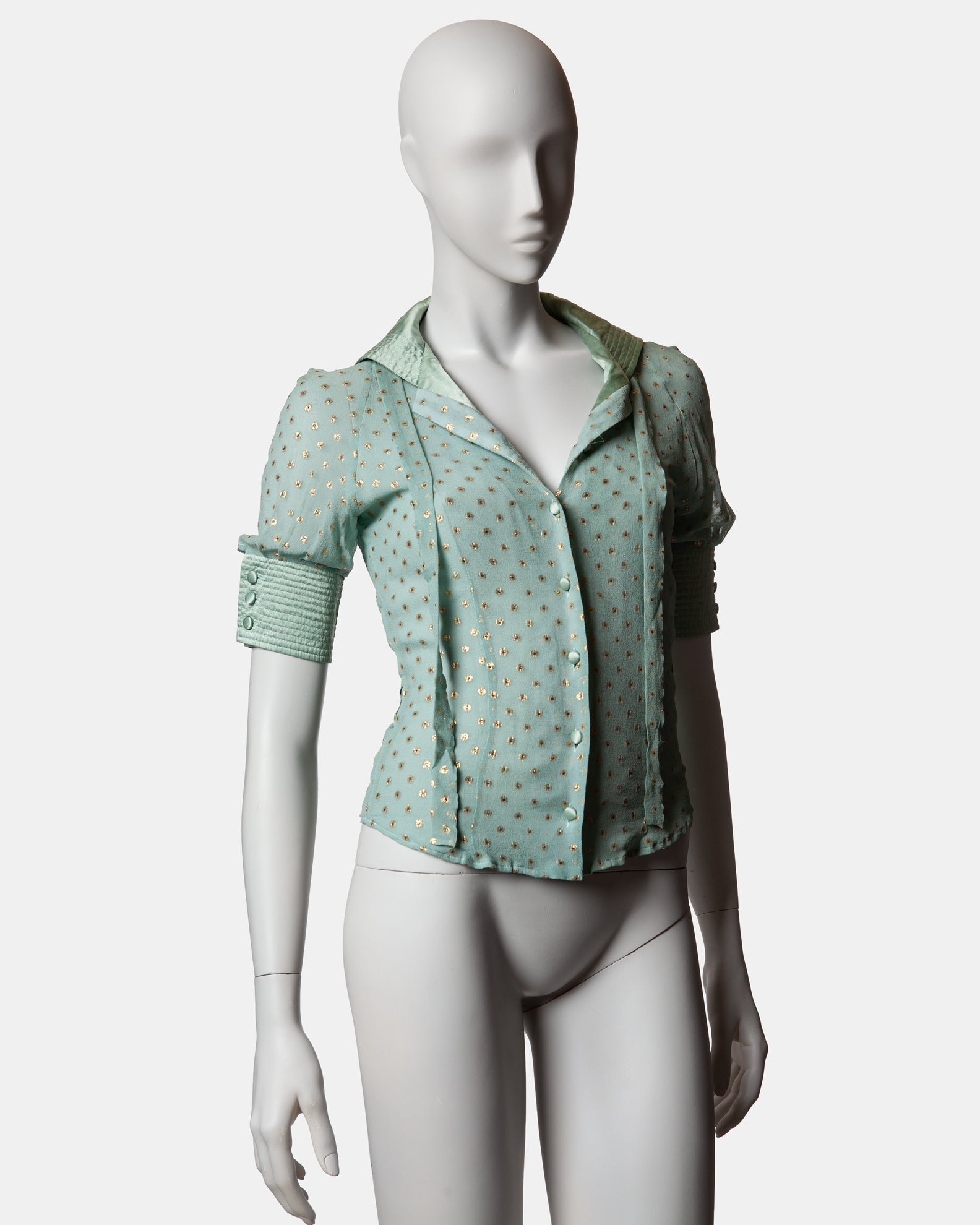 FrostFrench Silk Polka dot Blouse - S/S 2006 - UK 10