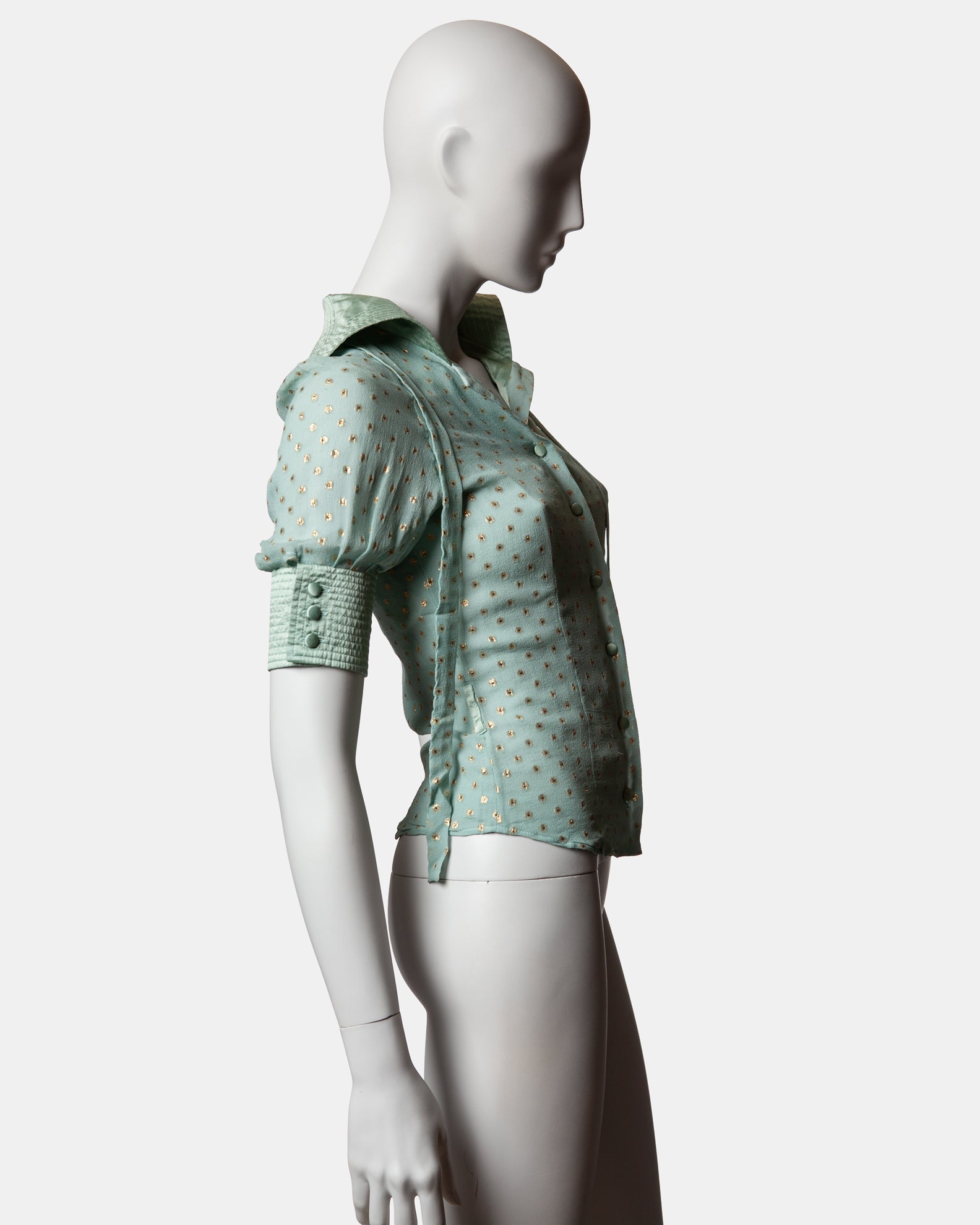 FrostFrench Silk Polka dot Blouse - S/S 2006 - UK 10
