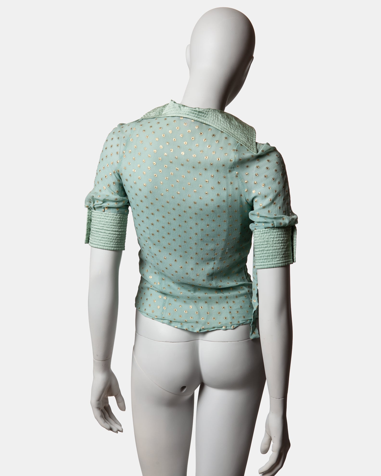 FrostFrench Silk Polka dot Blouse - S/S 2006 - UK 10