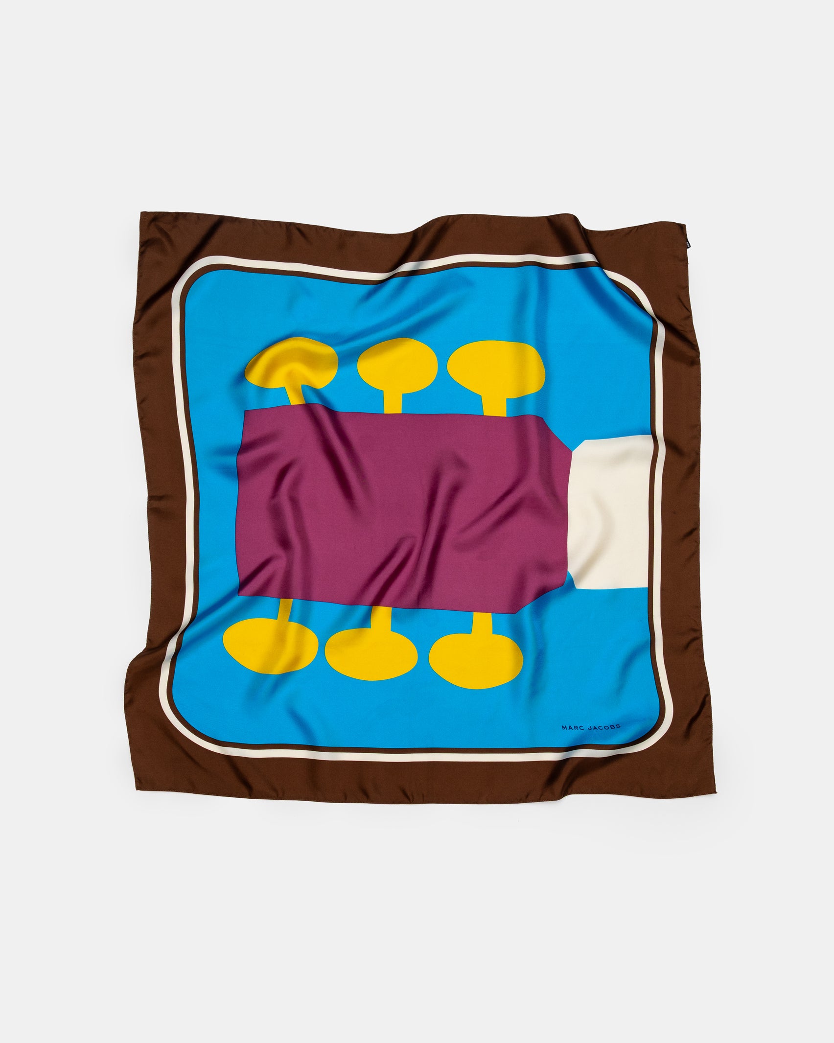 Marc Jacobs Silk Guitar Scarf - C. 2000s