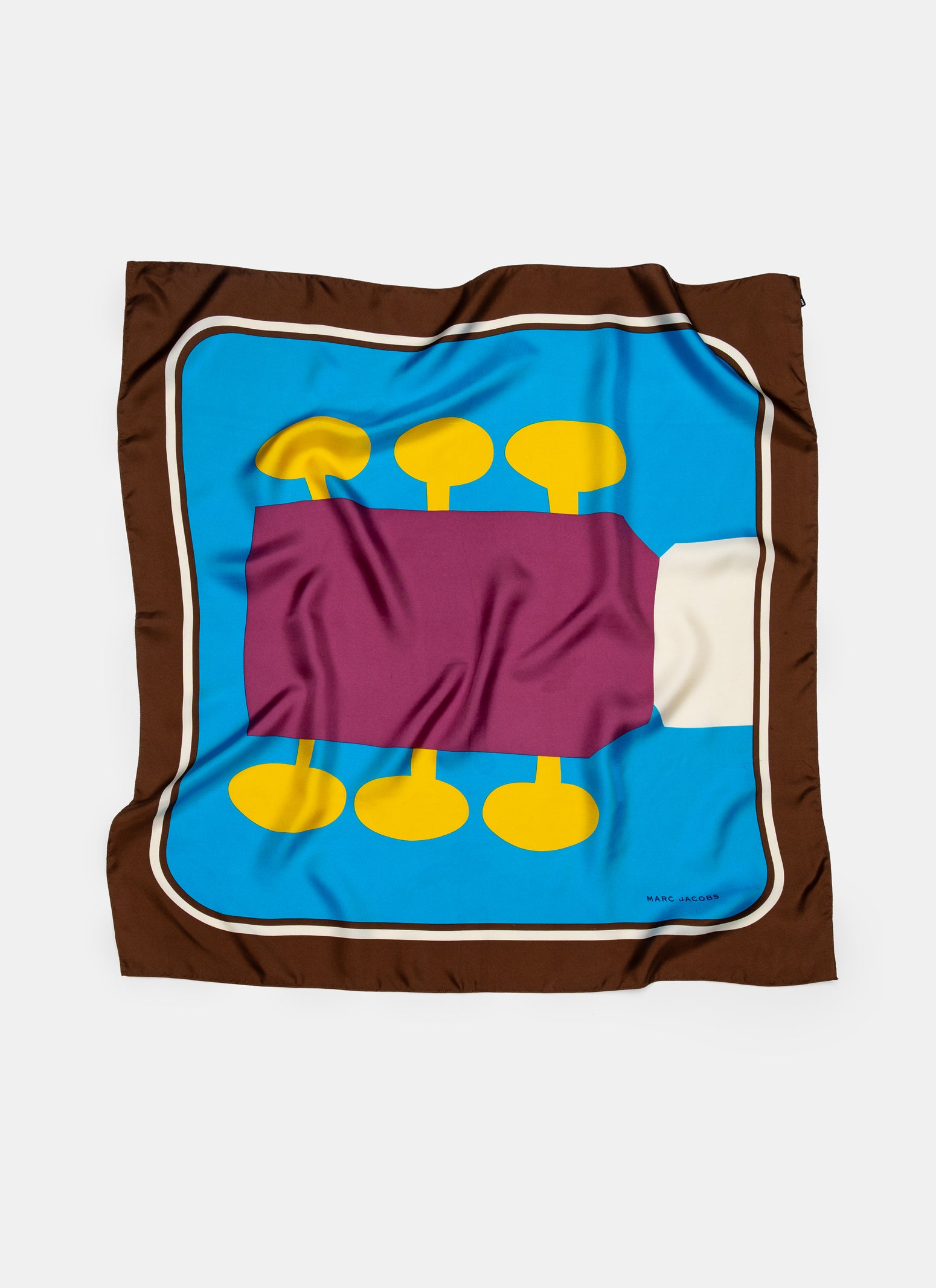 Marc Jacobs Silk Guitar Scarf - C. 2000s