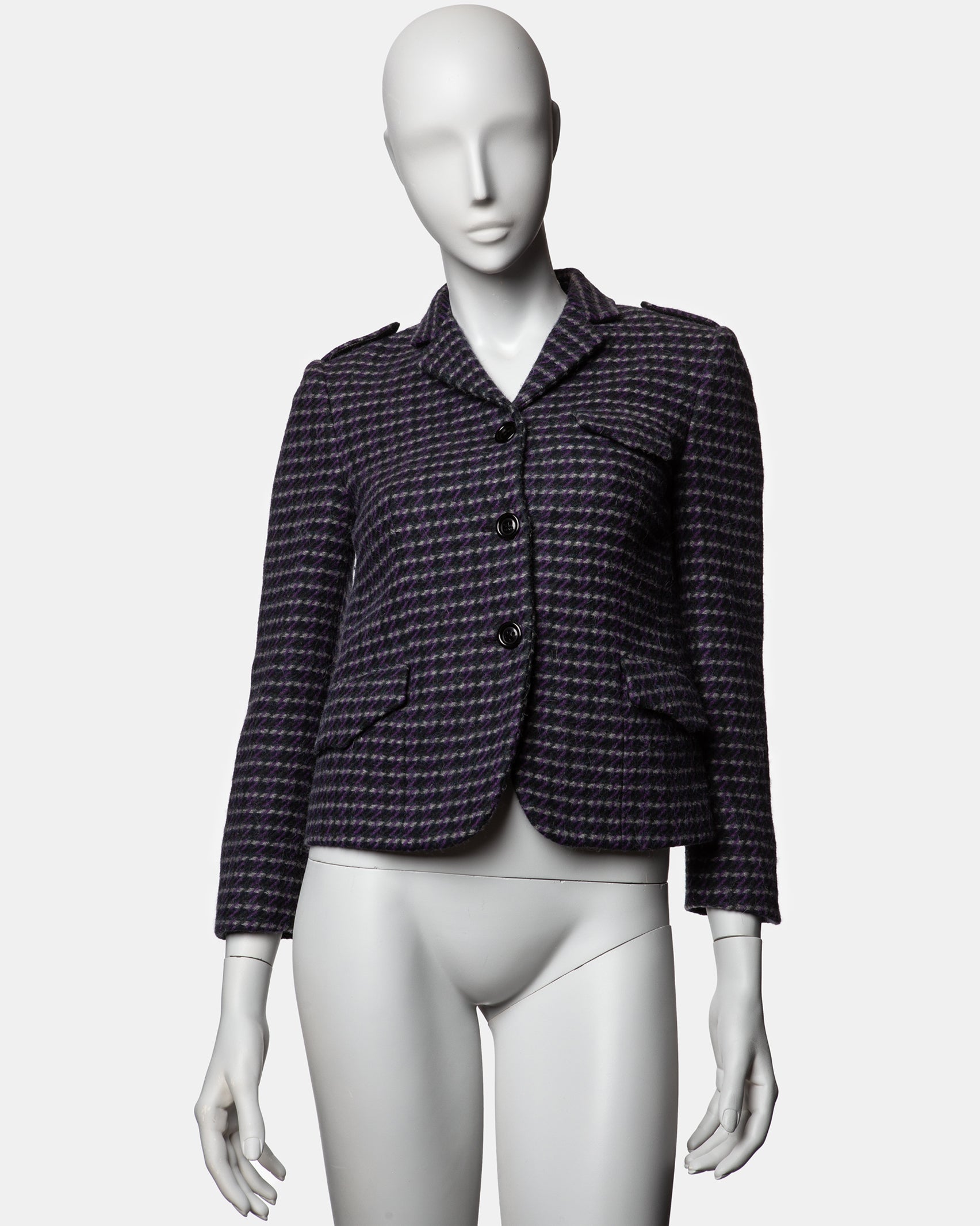 Miu Miu Alpaca Blend Officers Jacket - A/W 2003 - IT 38