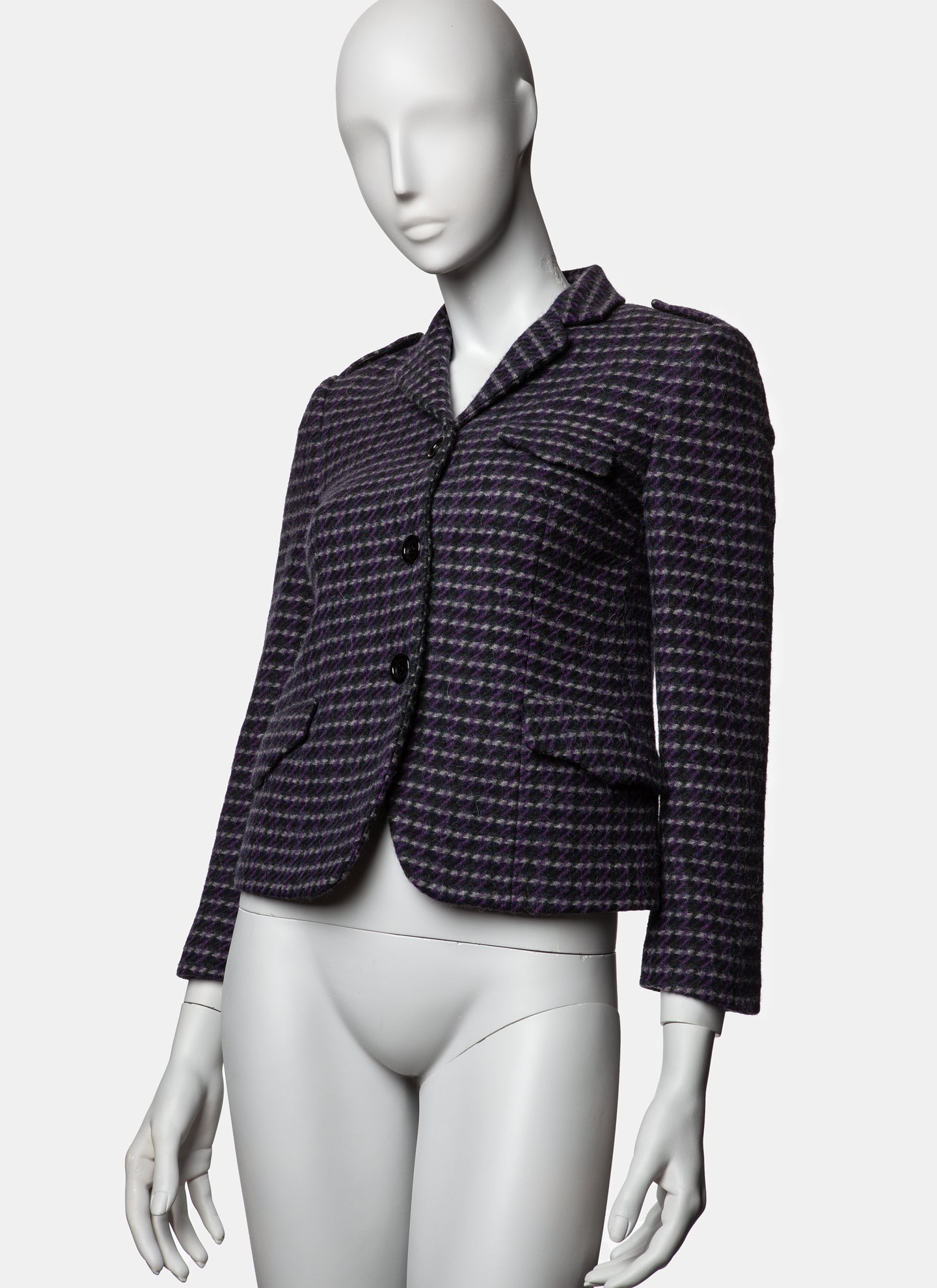 Miu Miu Alpaca Blend Officers Jacket - A/W 2003 - IT 38