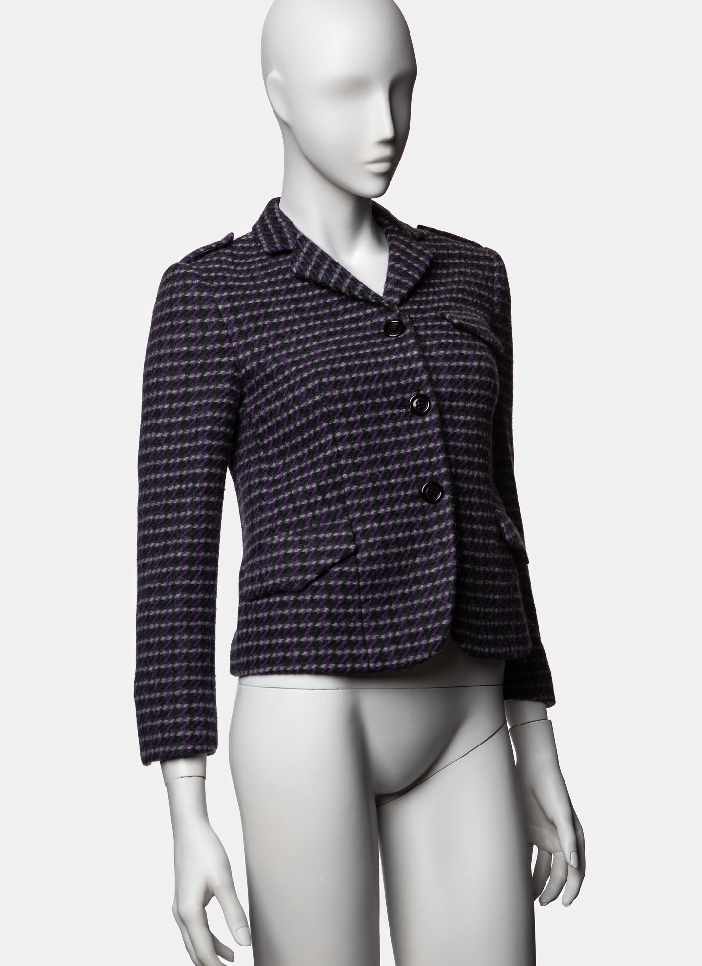 Miu Miu Alpaca Blend Officers Jacket - A/W 2003 - IT 38