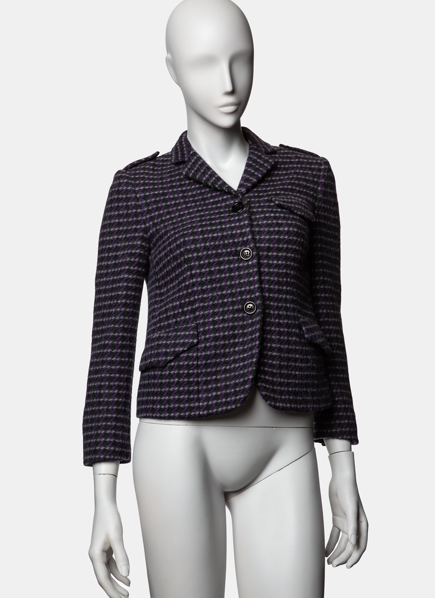 Miu Miu Alpaca Blend Officers Jacket - A/W 2003 - IT 38