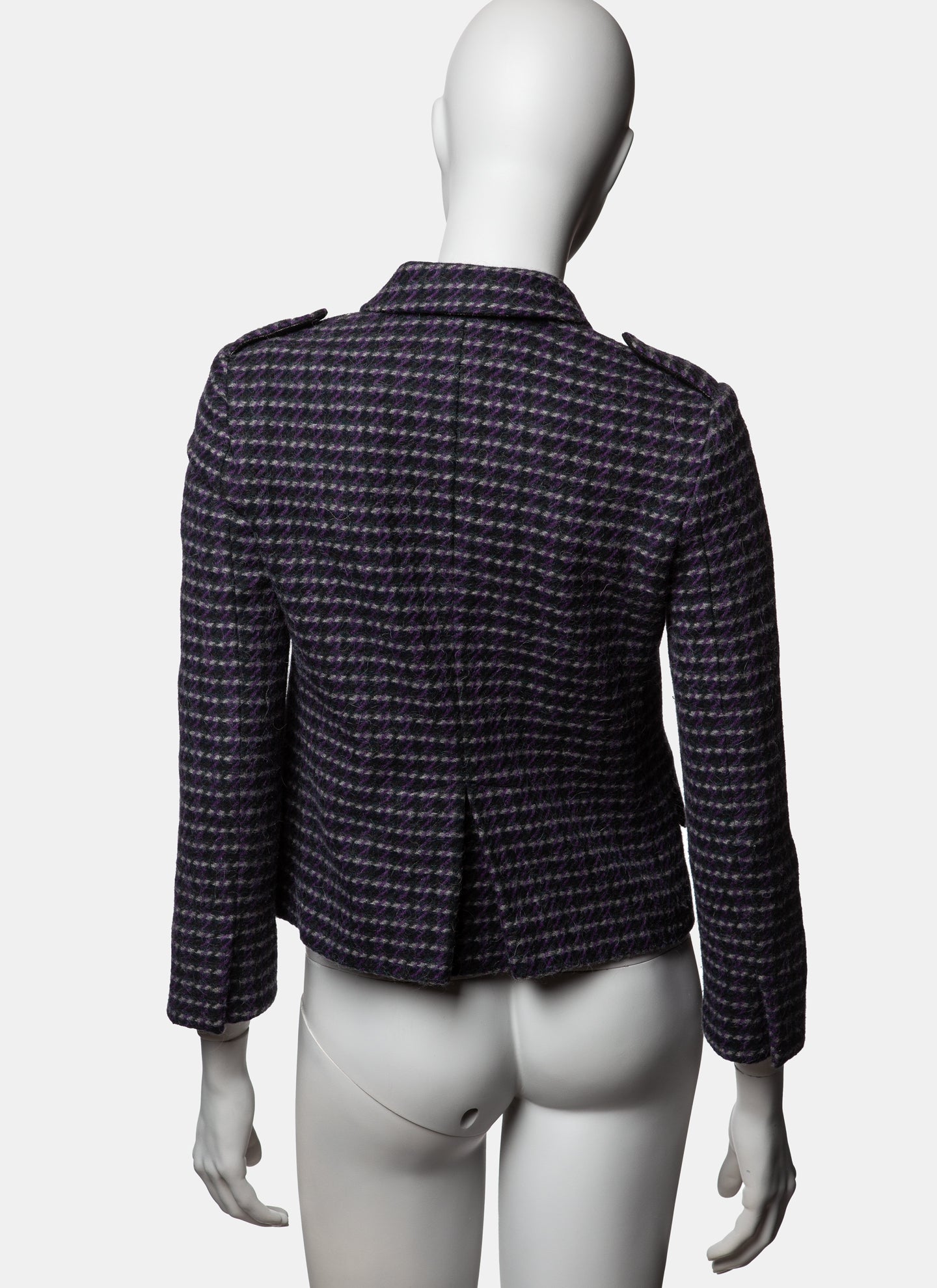 Miu Miu Alpaca Blend Officers Jacket - A/W 2003 - IT 38