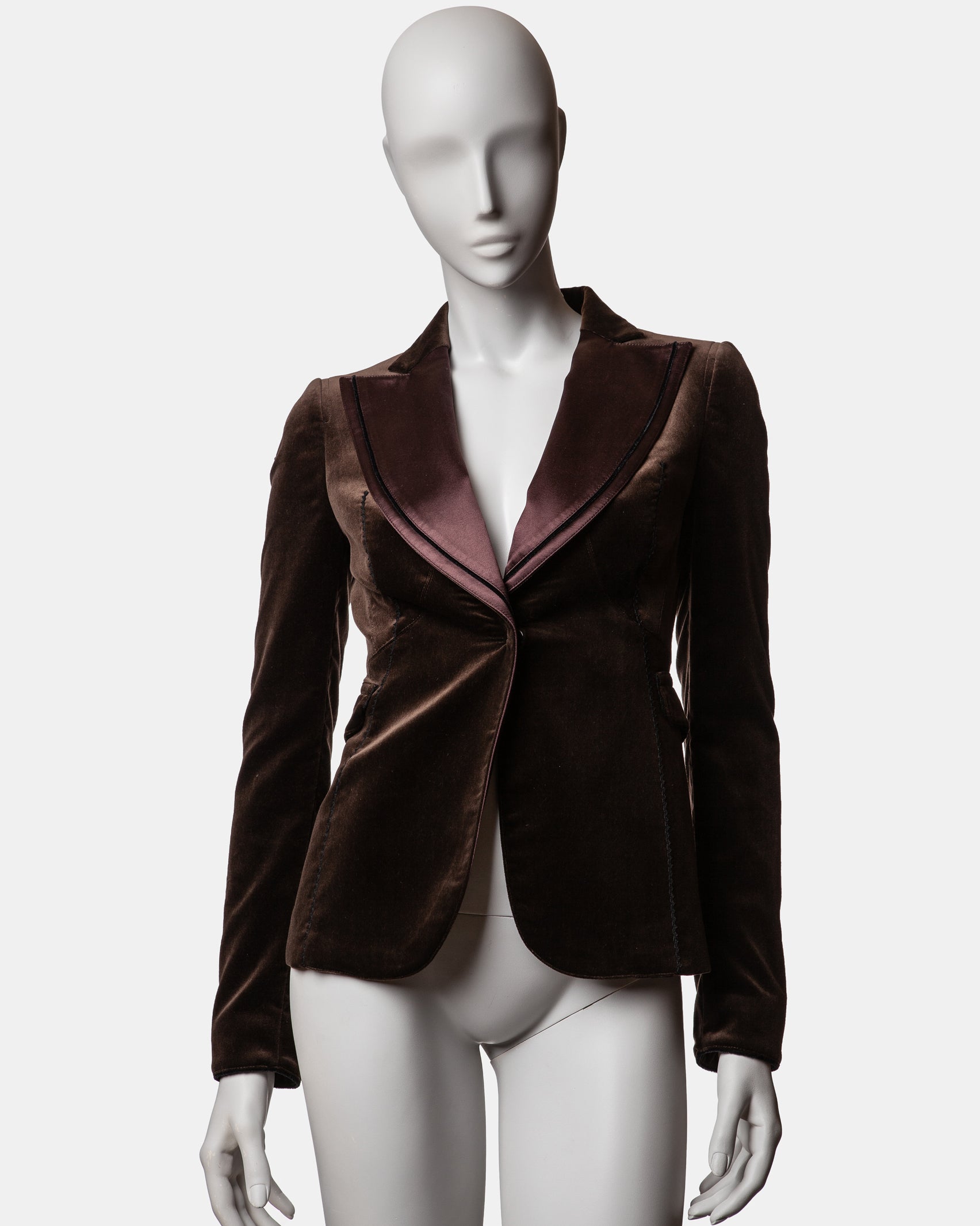 Costume National Velvet Jacket - A/W 2005 - IT 38
