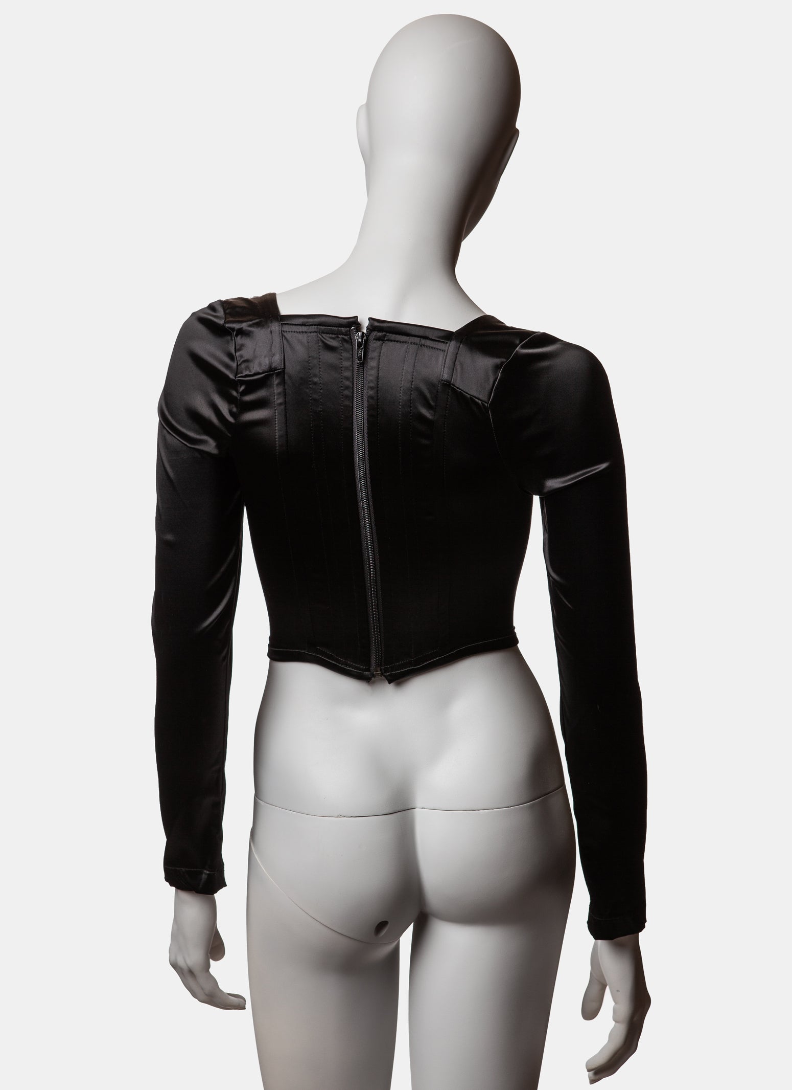 Vivienne Westwood Satin Long-Sleeve Corset - C. 1990s