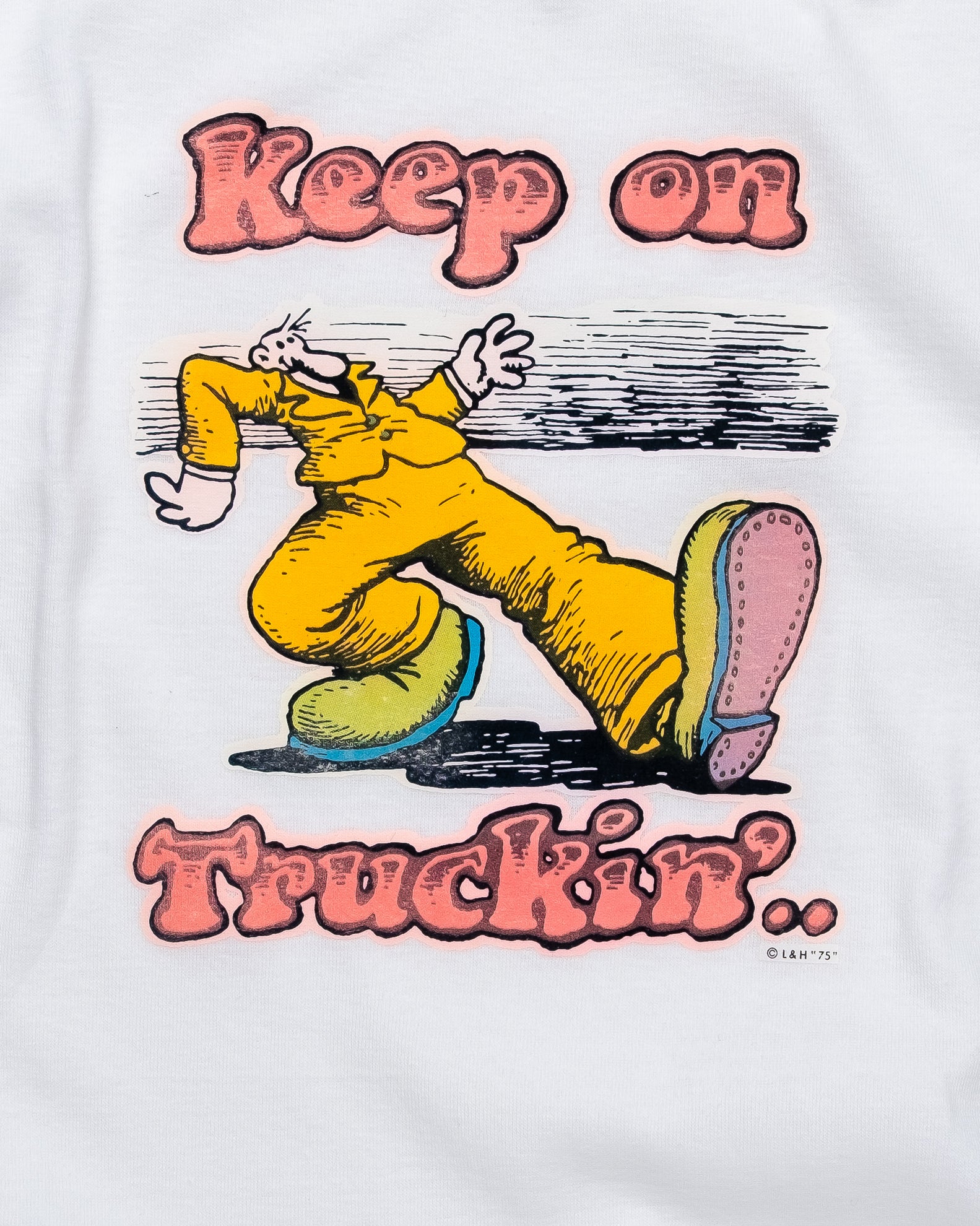 70s R. Crumb Truckin' Transfer Tee