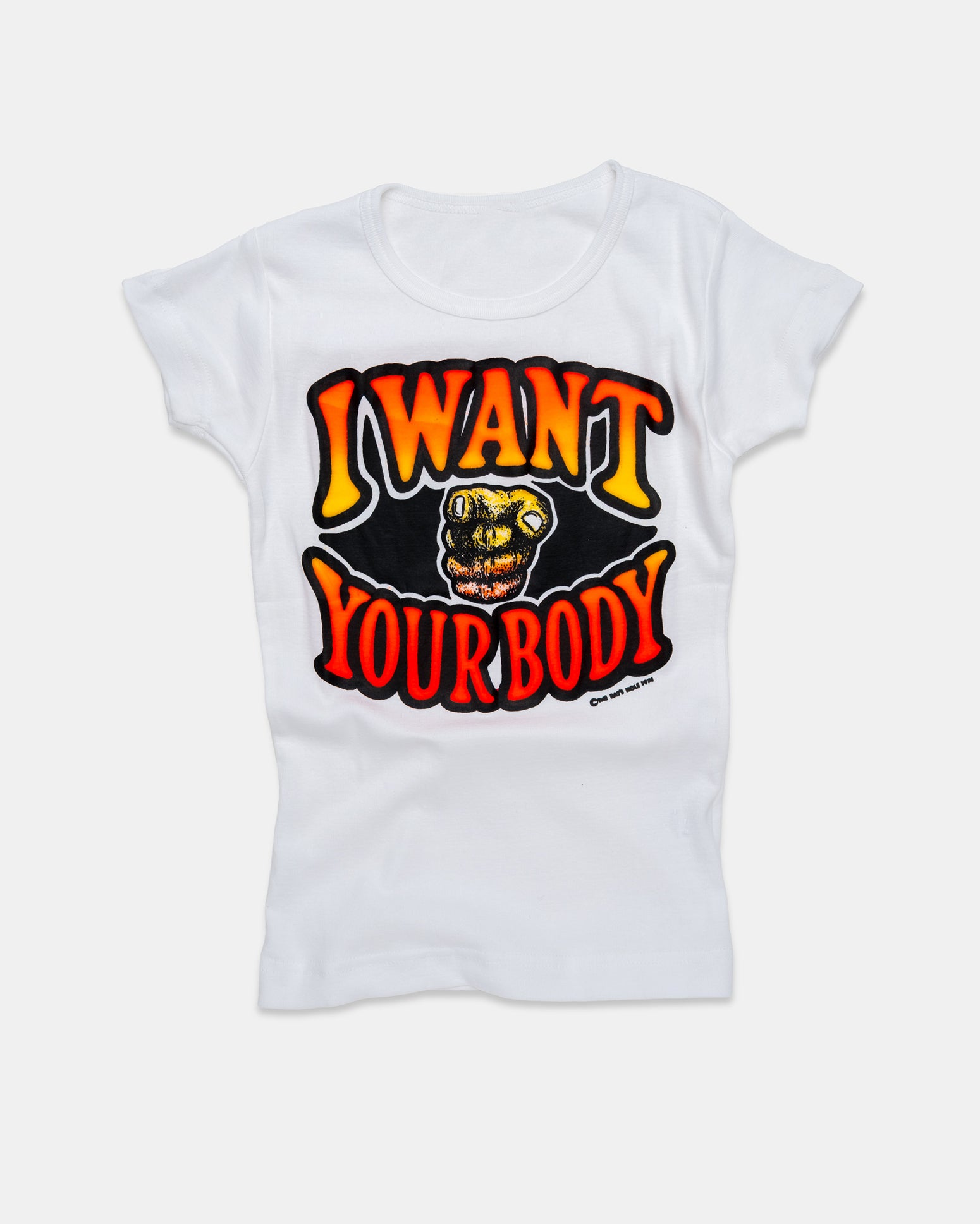 70s I Want Your Body - Roach Day-Glo Transfer Tee