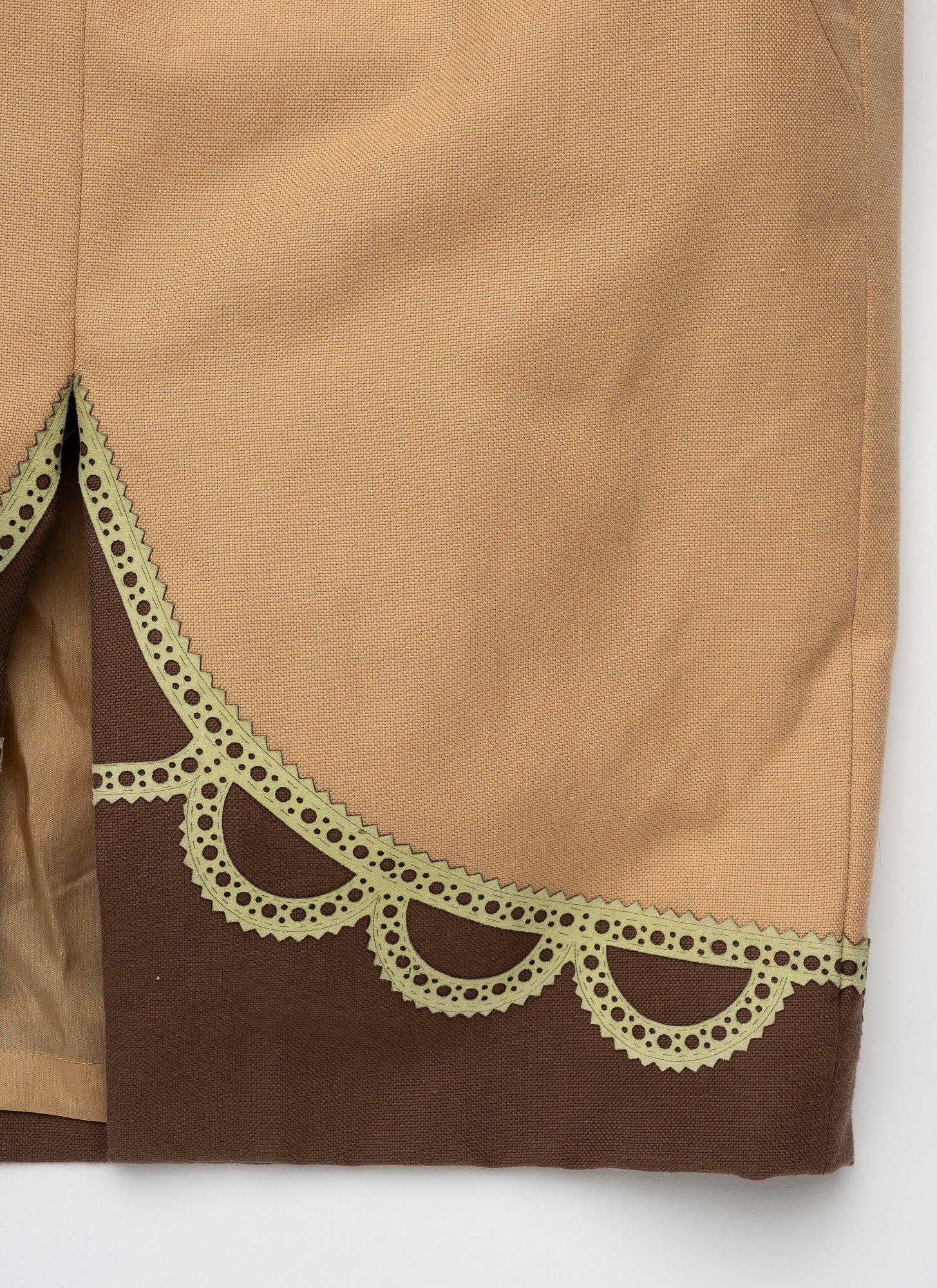 Givenchy McQueen Brogue Skirt - S/S 2001