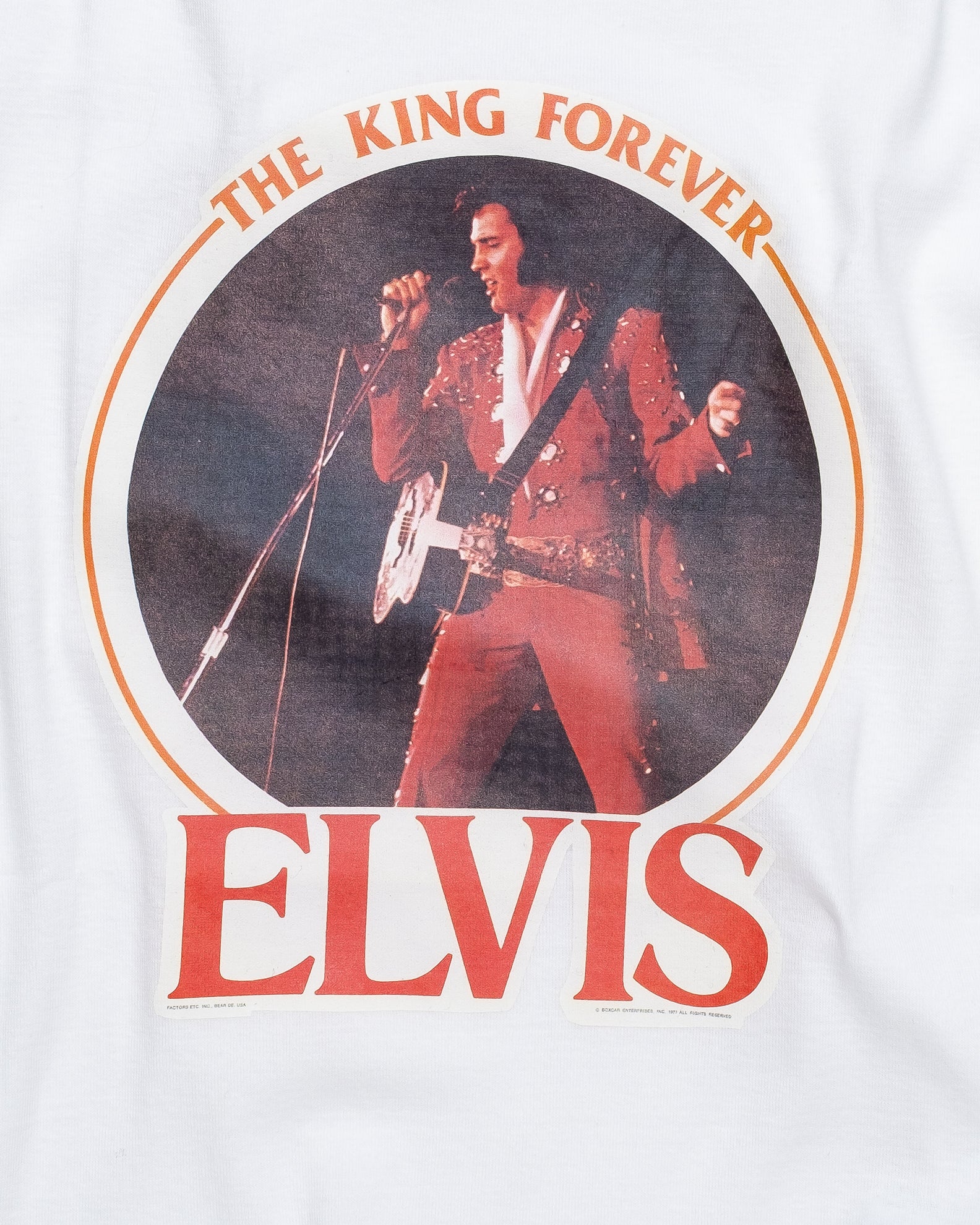 70s The King Forever Tee Transfer Tee