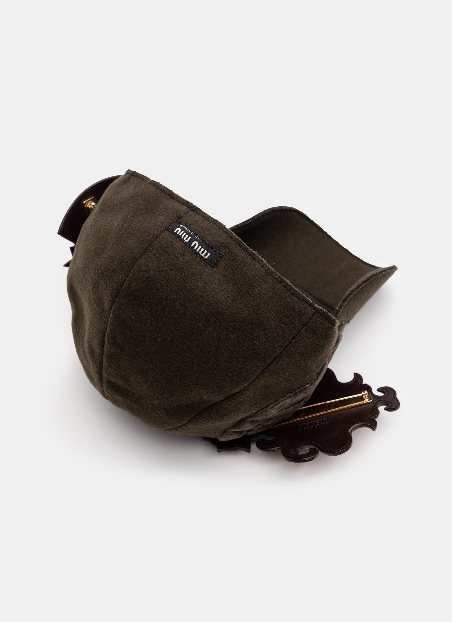 Miu Miu Damask & Brooch Cap - A/W 2006