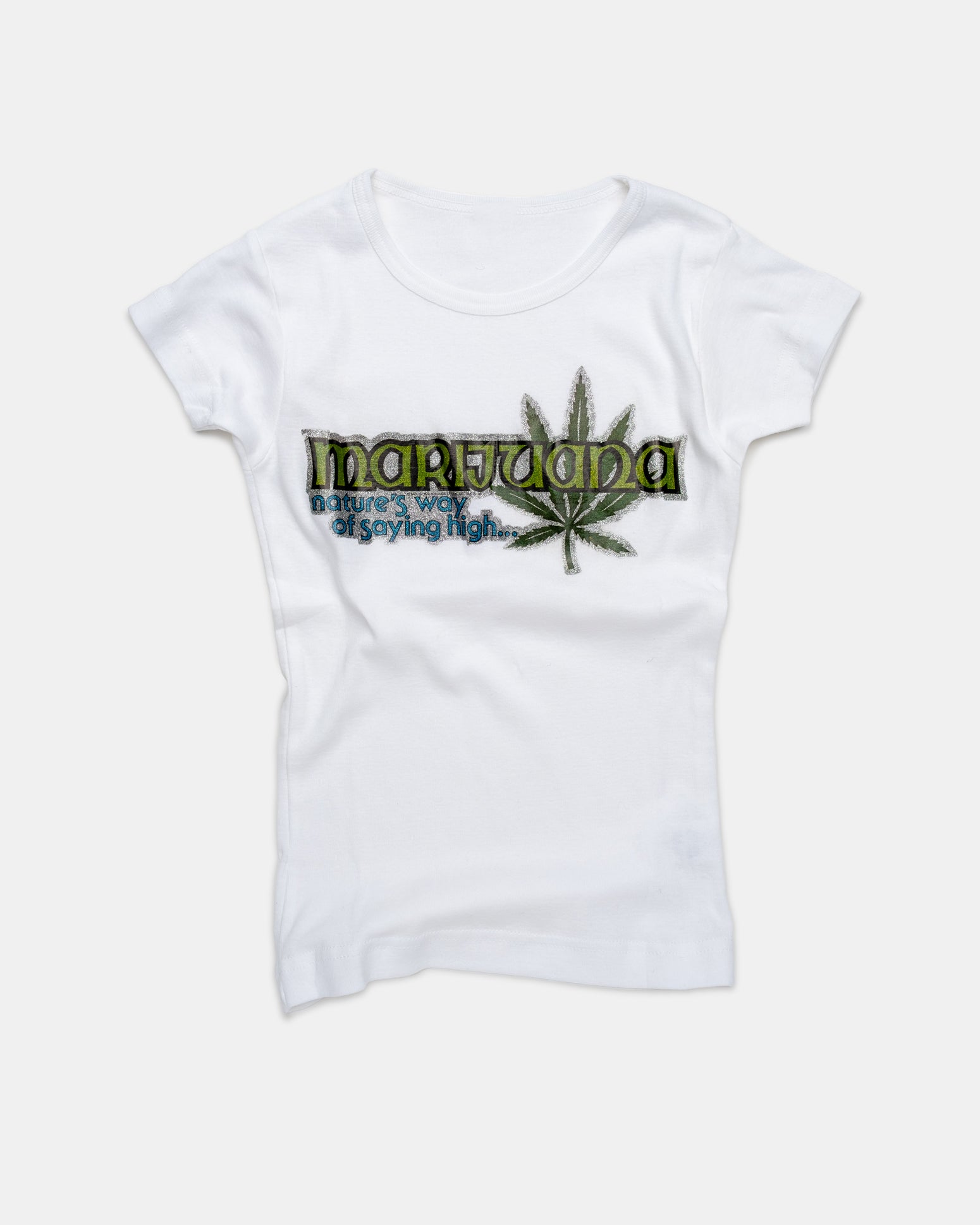 70s Nature’s High Glitter Transfer Tee