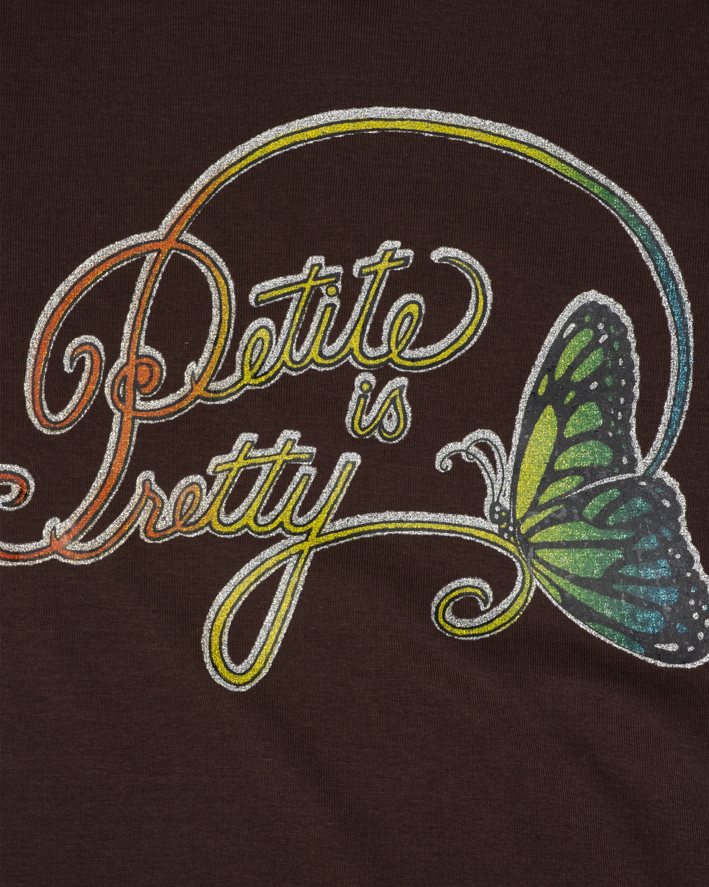 Vintage - Petite Is Pretty Baby Rib Tee - XS