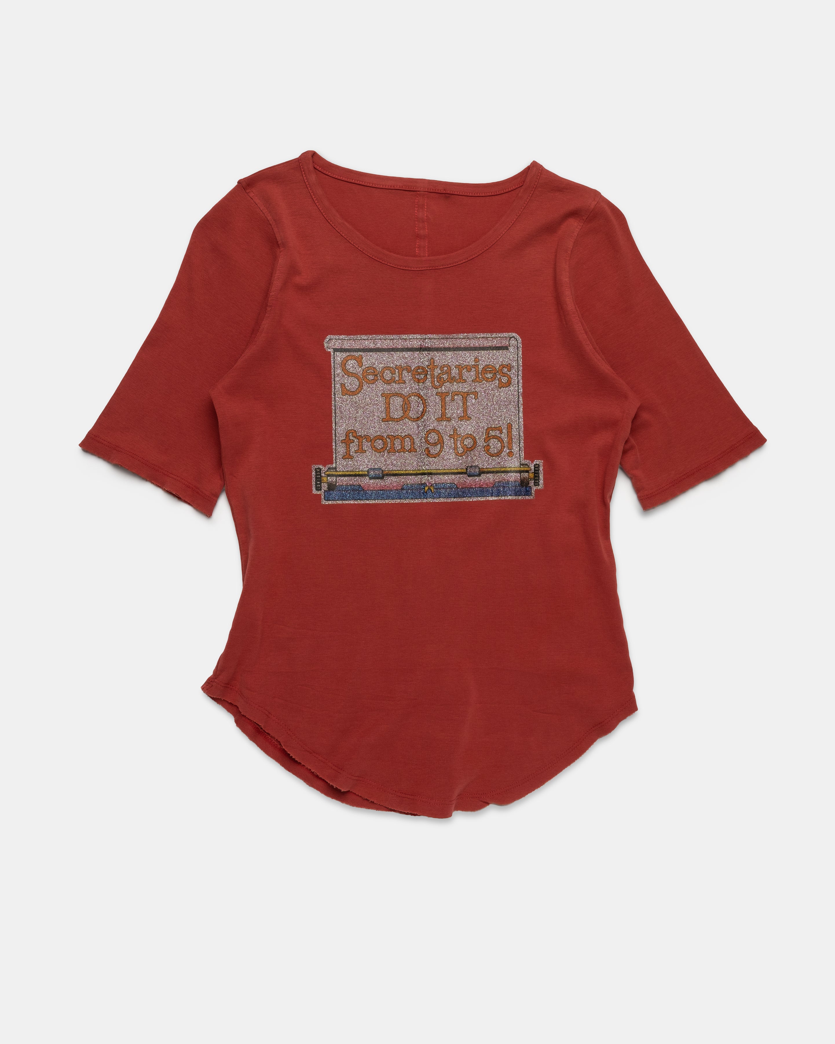 Vintage -Secretaries Do It From 9 - 5 Tee - M