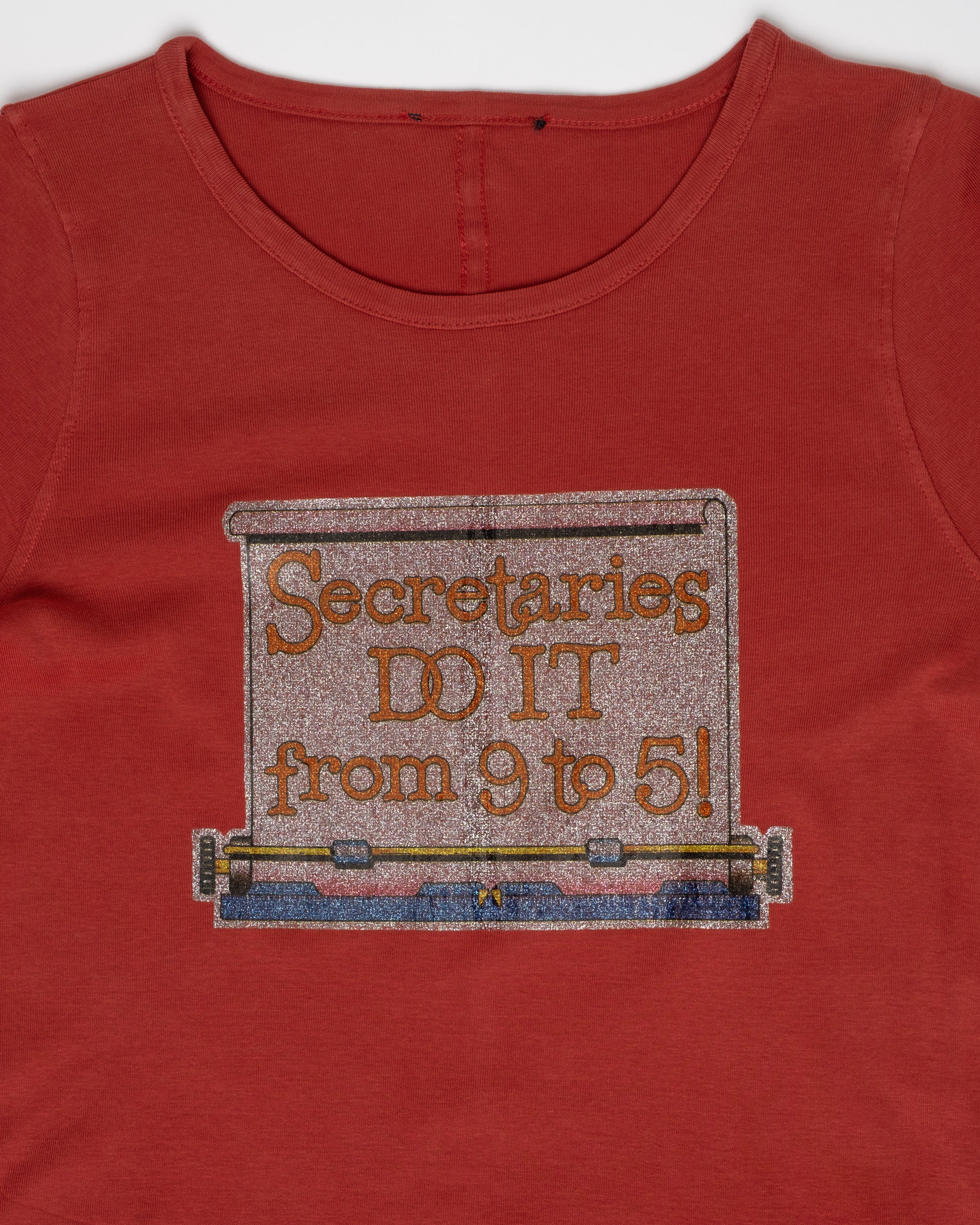 Vintage -Secretaries Do It From 9 - 5 Tee - M