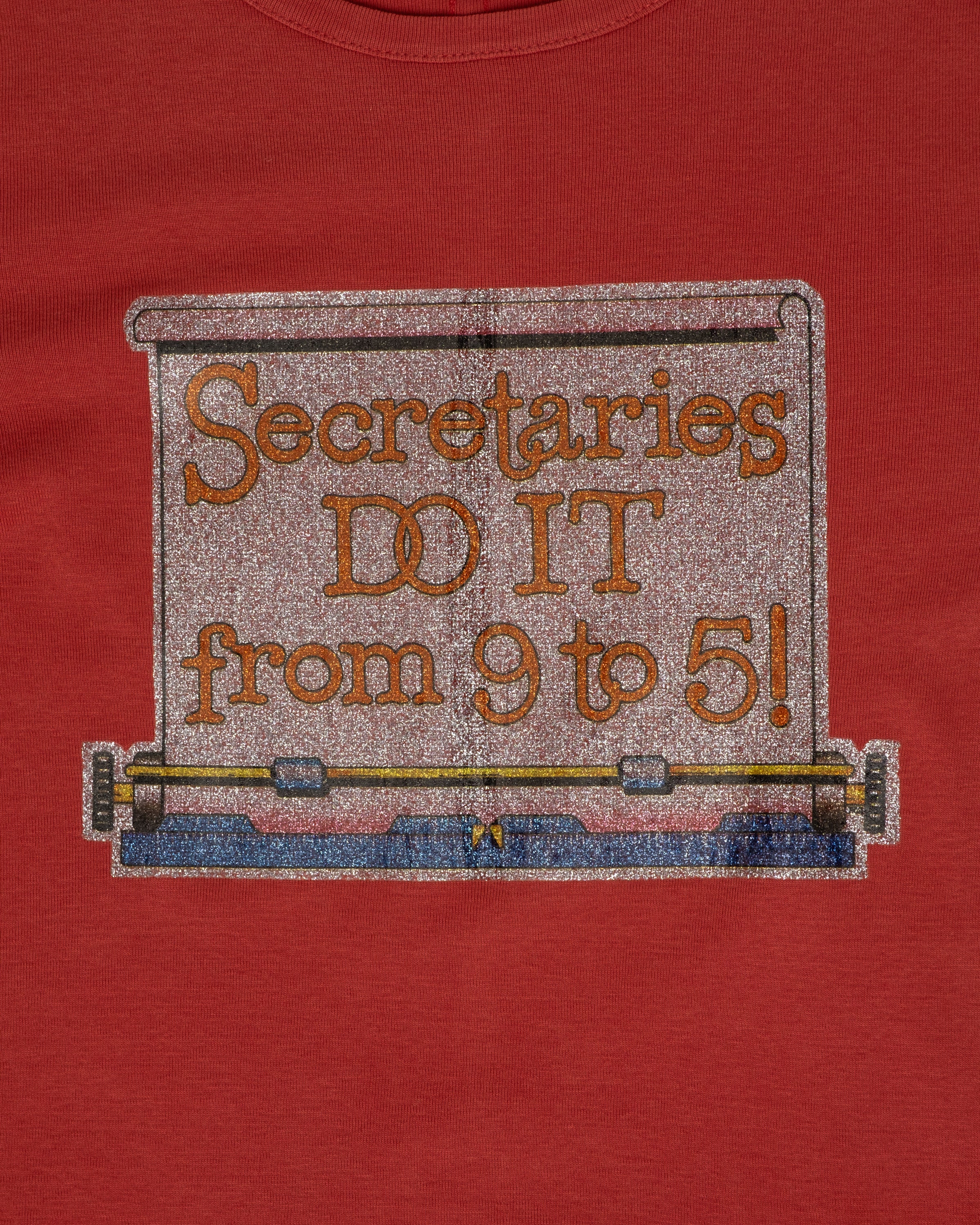 Vintage -Secretaries Do It From 9 - 5 Tee - M