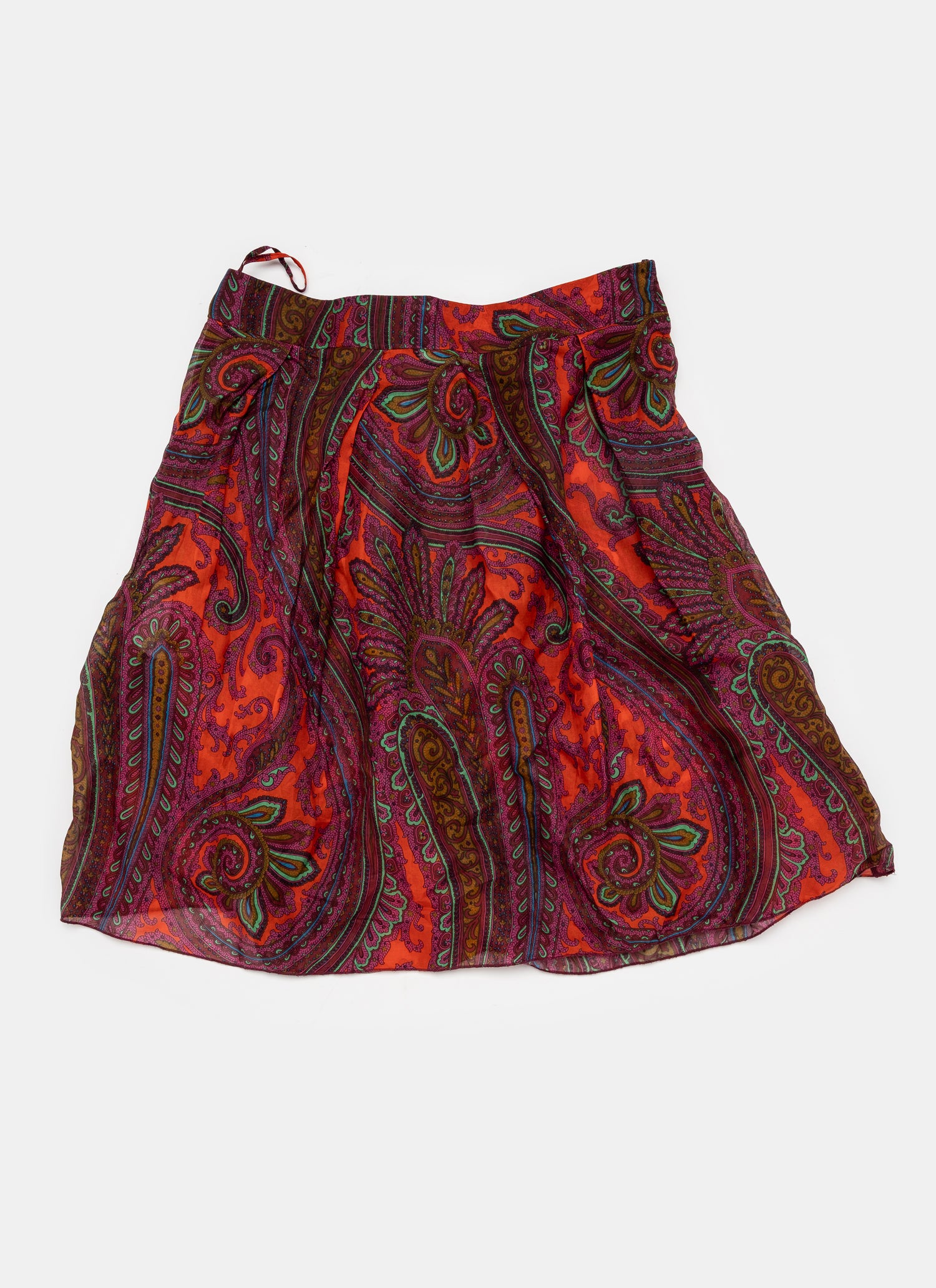 Miu Miu Paisley Silk Skirt - A/W 2005