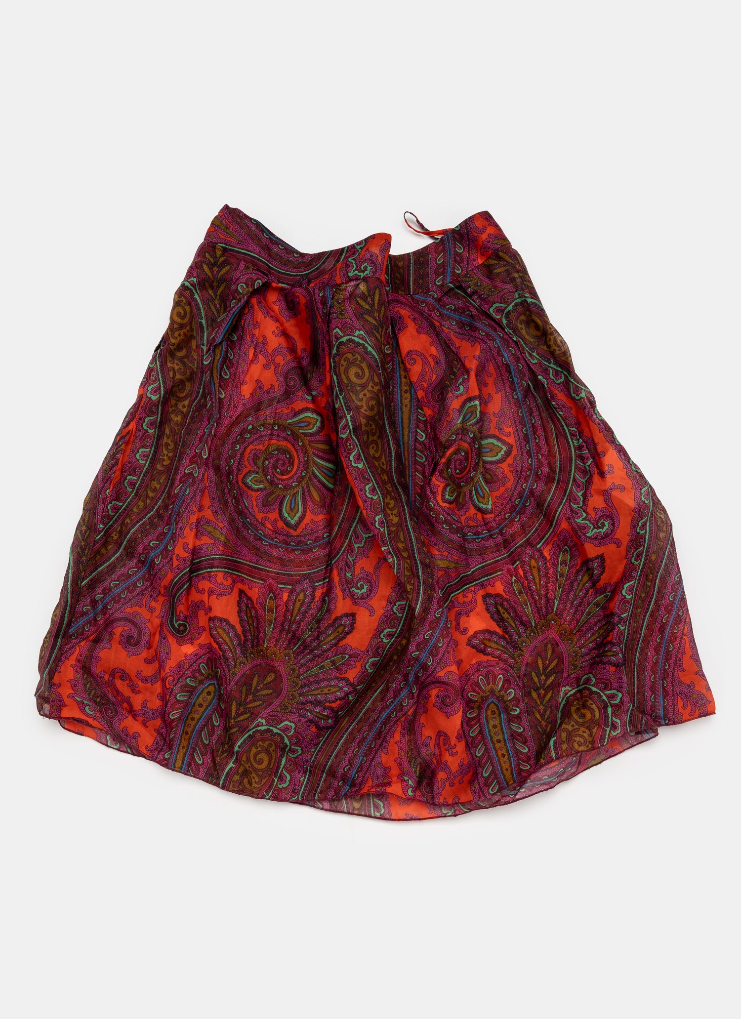 Miu Miu Paisley Silk Skirt - A/W 2005