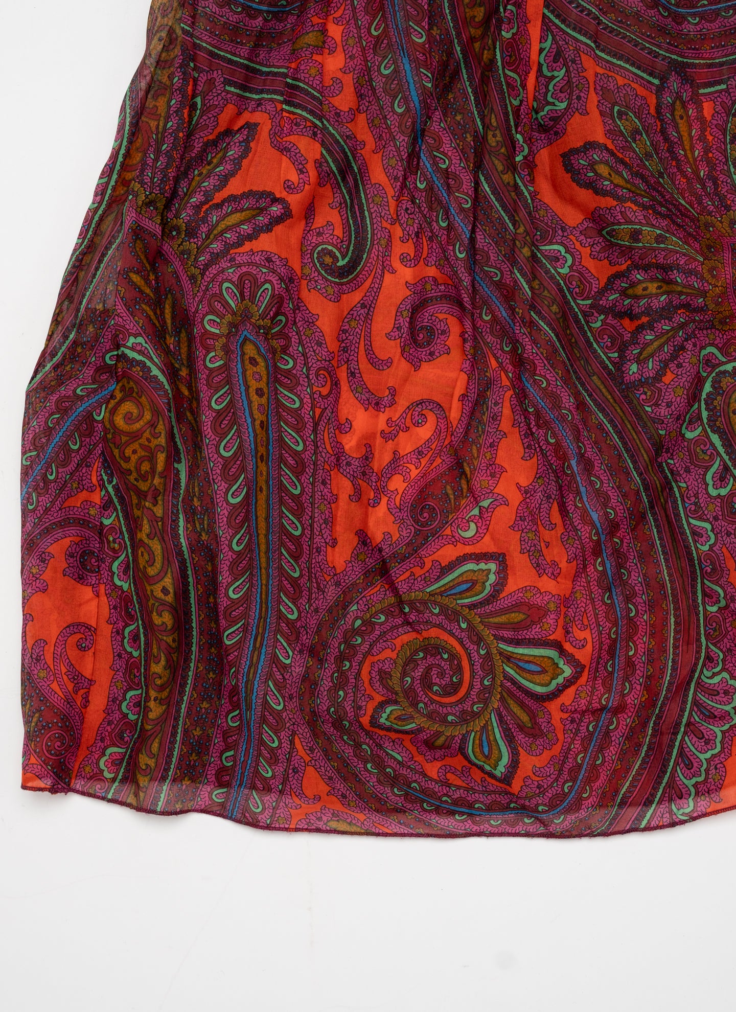 Miu Miu Paisley Silk Skirt - A/W 2005