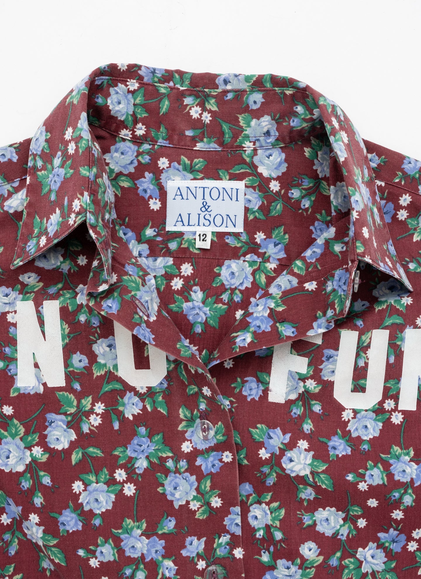 Antoni & Alison No Fun Floral Top - C. 2000s