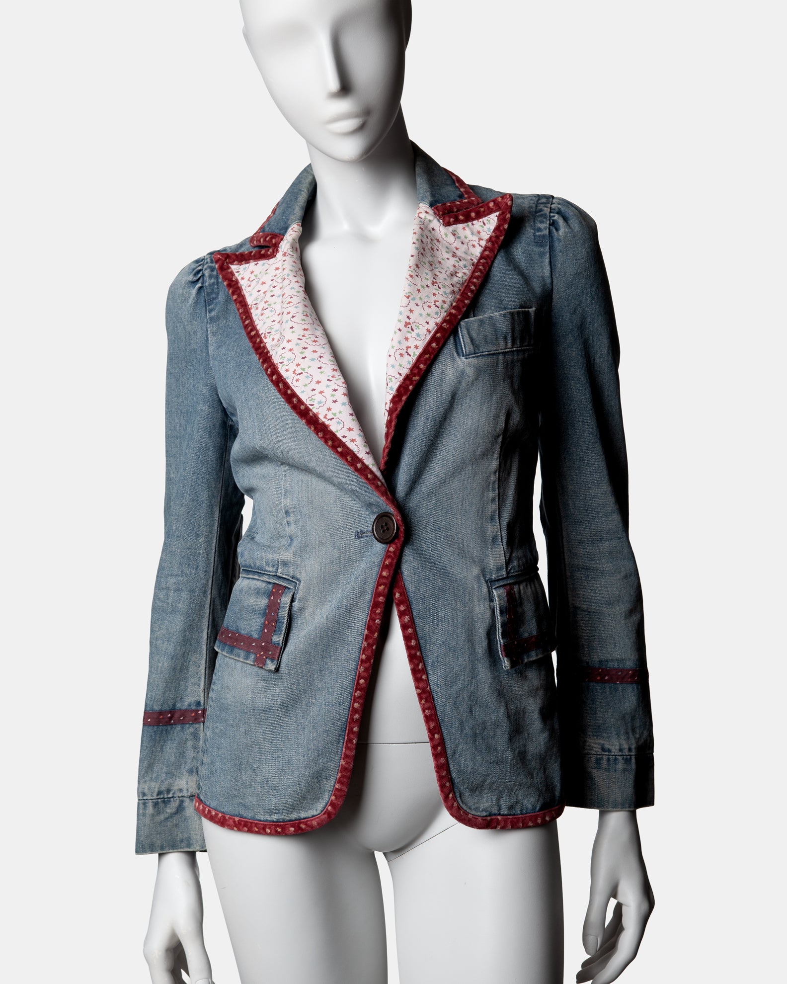 Marc Jacobs Washed Denim Jacket - A/W 2002 - US 4