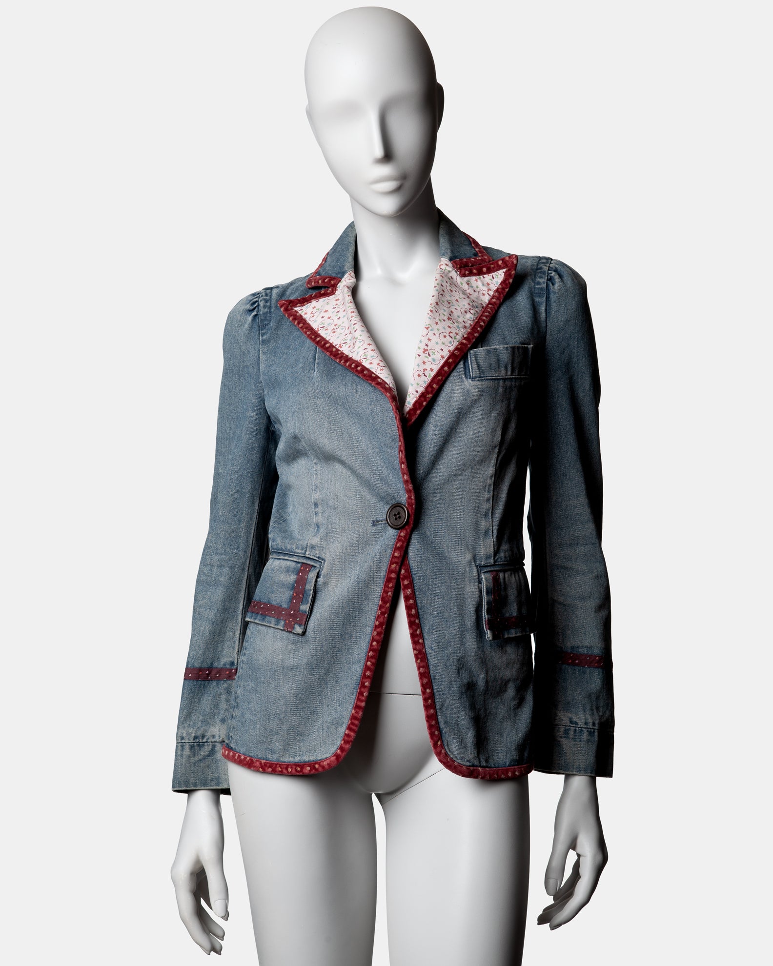 Marc Jacobs Washed Denim Jacket - A/W 2002 - US 4