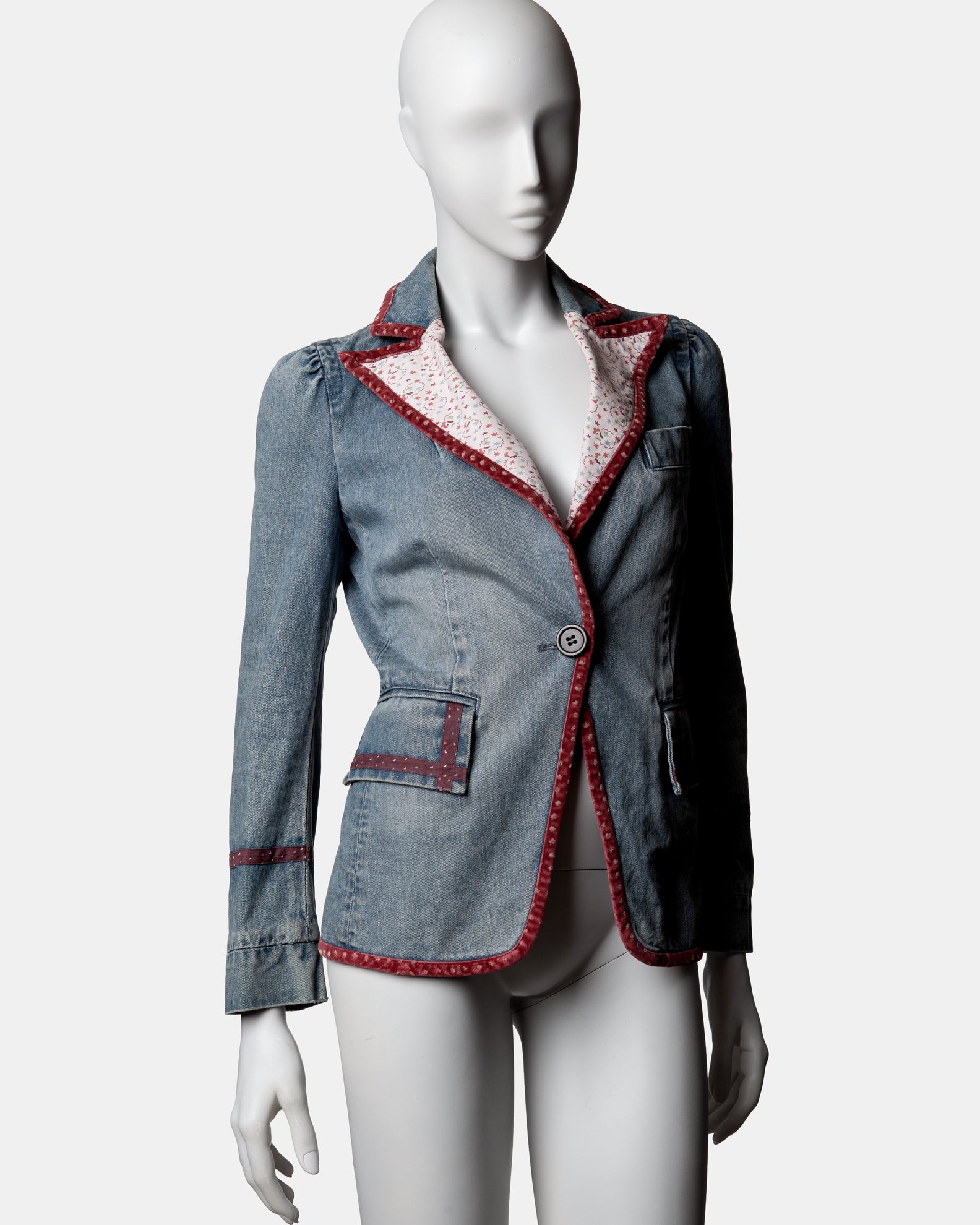 Marc Jacobs Washed Denim Jacket - A/W 2002 - US 4